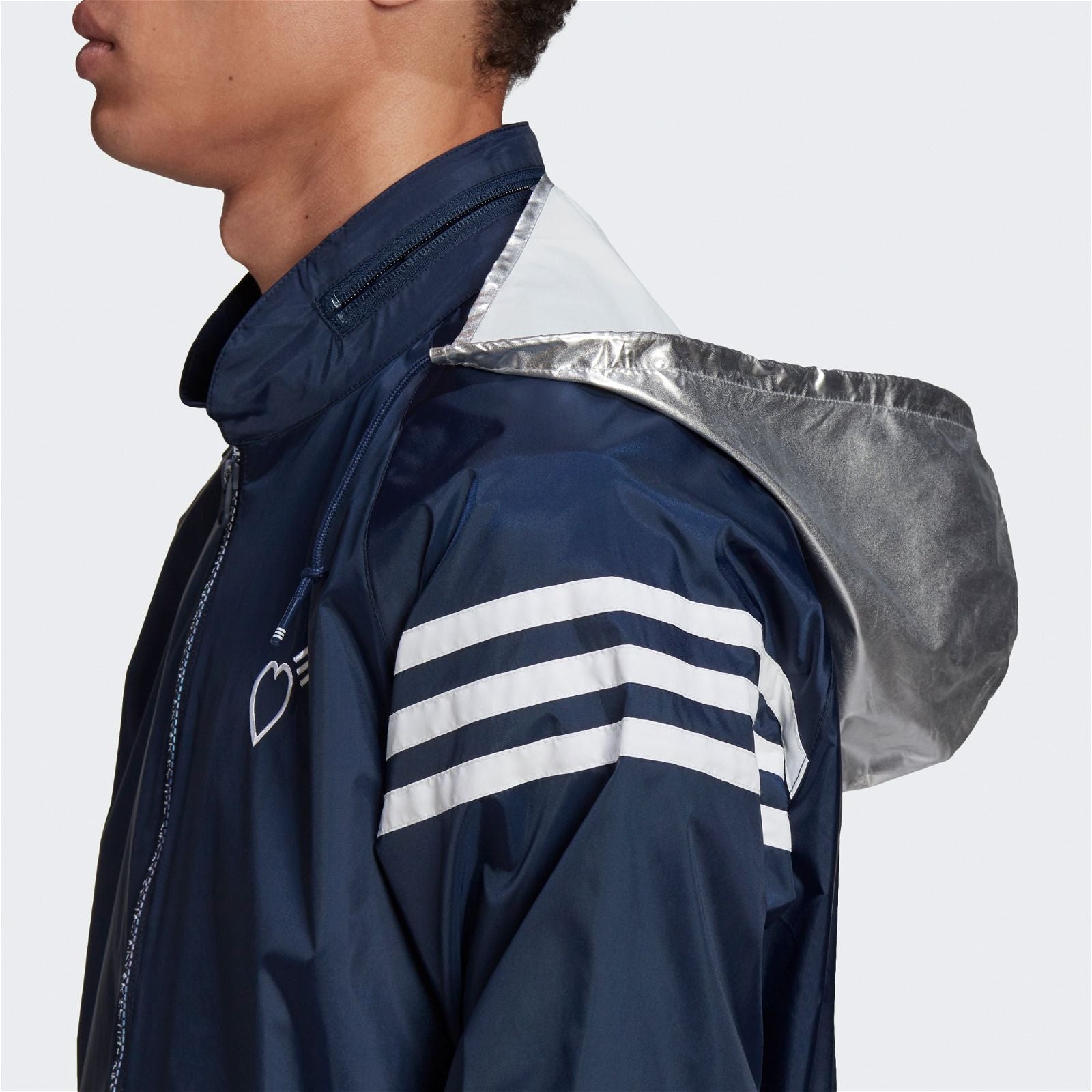 adidas Originals Human Made Windbreaker - Blue - ViaductClothing - -