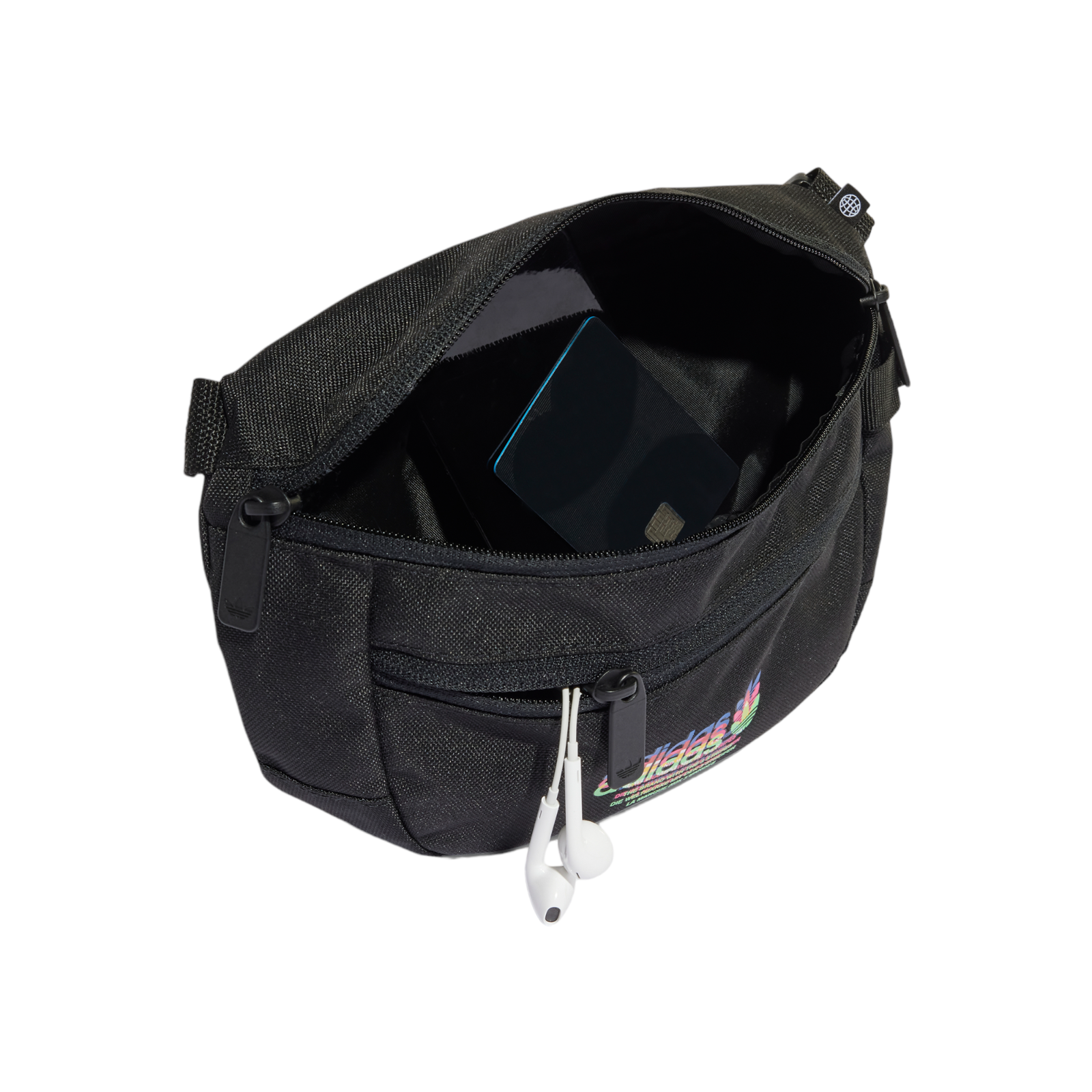 adidas Originals Hyperreal Waist Bag - Black - ViaductClothing - -