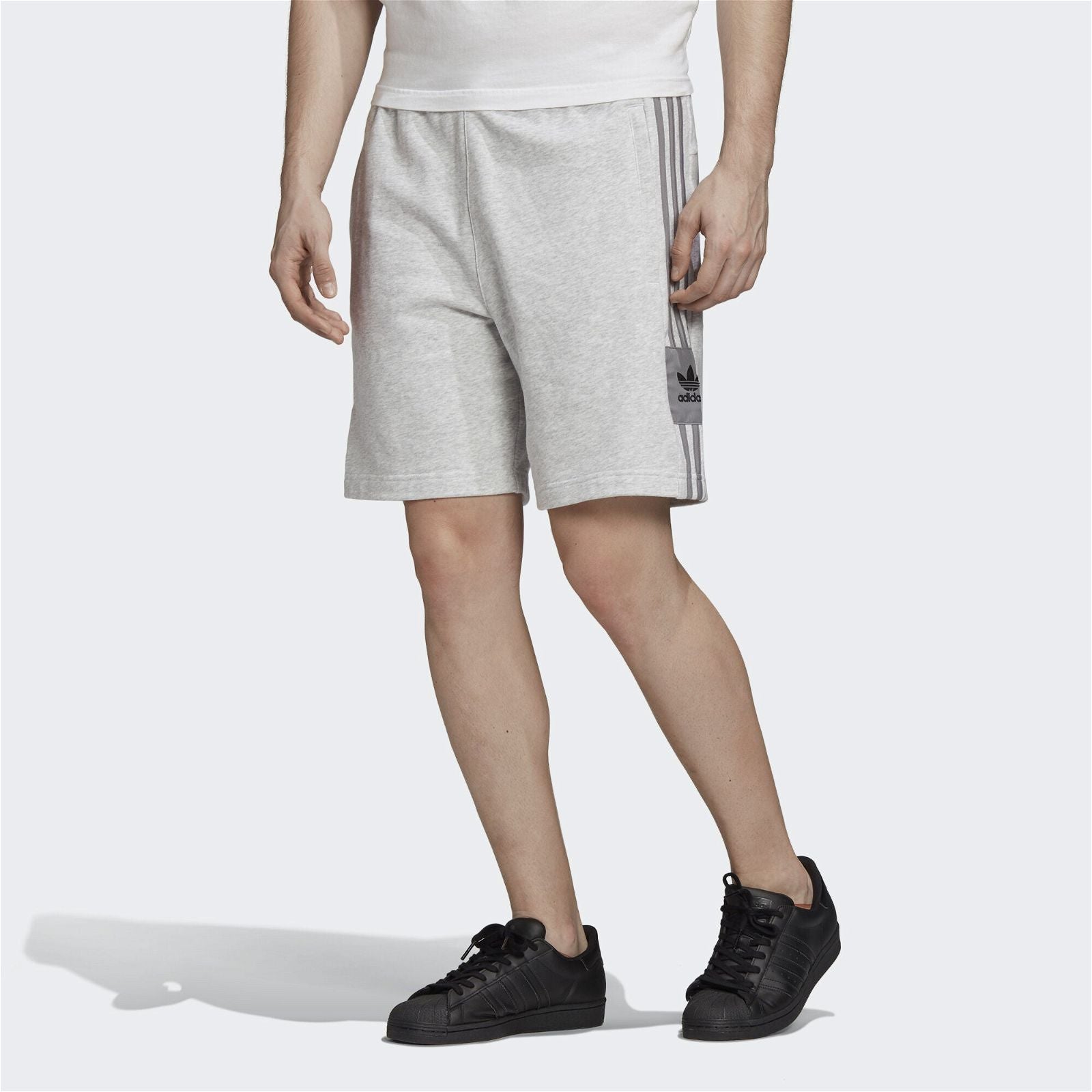 adidas Originals ID96 2.0 Shorts - Grey - ViaductClothing - -