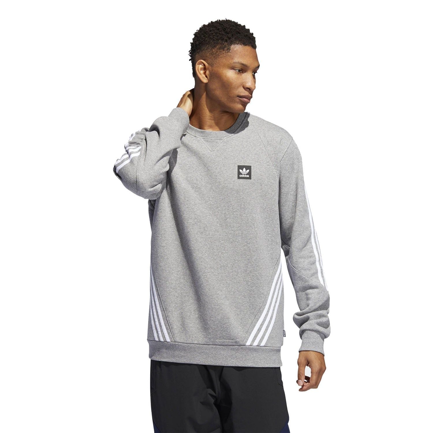 adidas Originals Insley Crewneck Sweatshirt - Grey - ViaductClothing - -