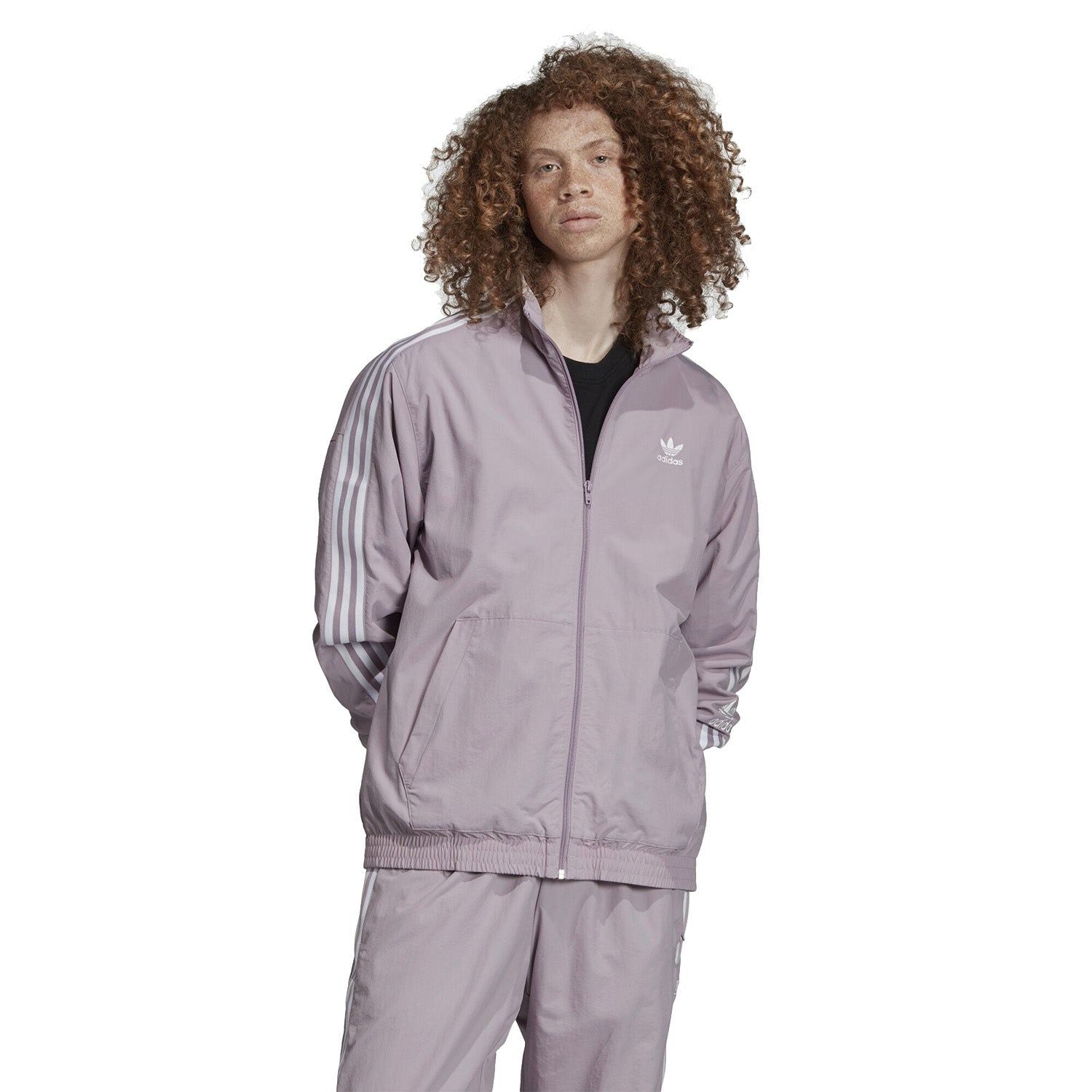 adidas Originals Lock Up Track Top - Purple - ViaductClothing - -