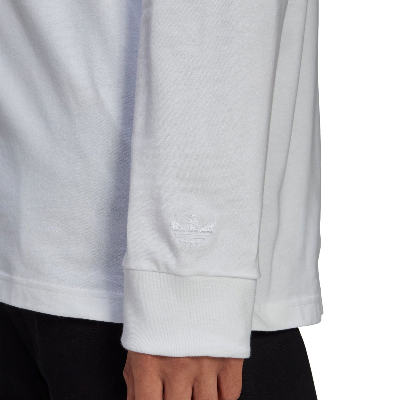 adidas Originals Long Sleeve Graphic Tee - White - ViaductClothing - -