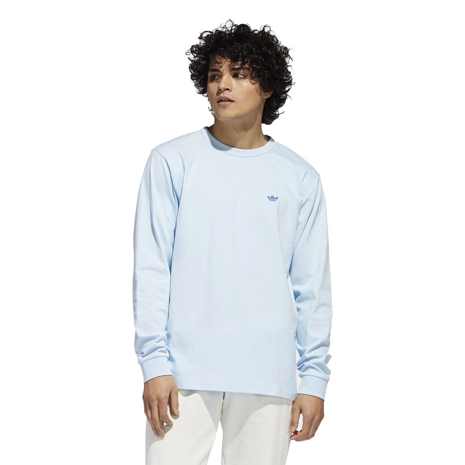 adidas Originals Long Sleeve Shmoo Tee (Gender Neutral) - Blue - ViaductClothing - -