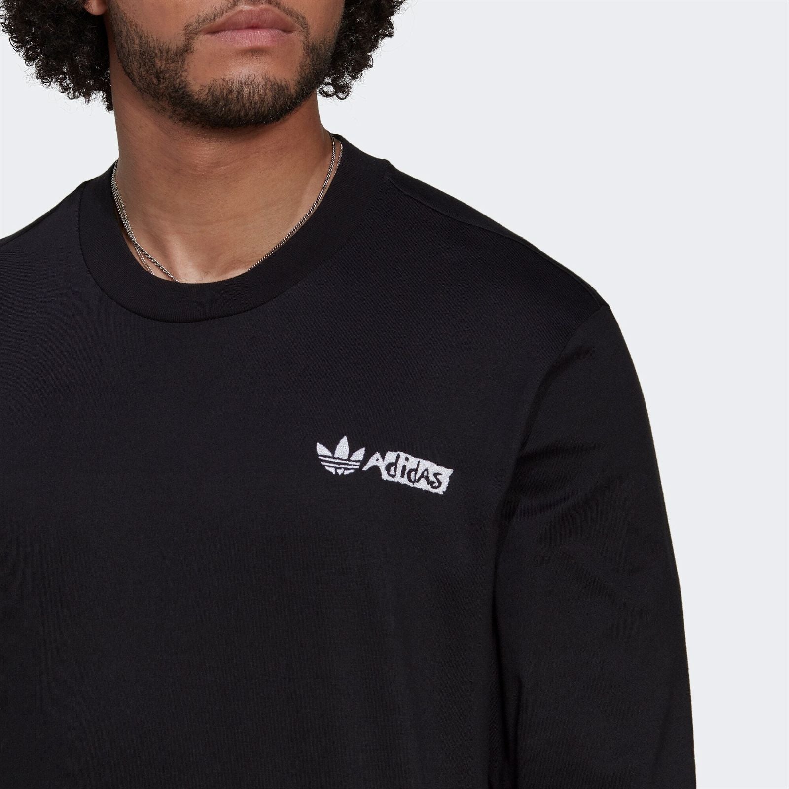 adidas Originals Long Sleeve Summer Skate Graphic Tee - Black - ViaductClothing - -