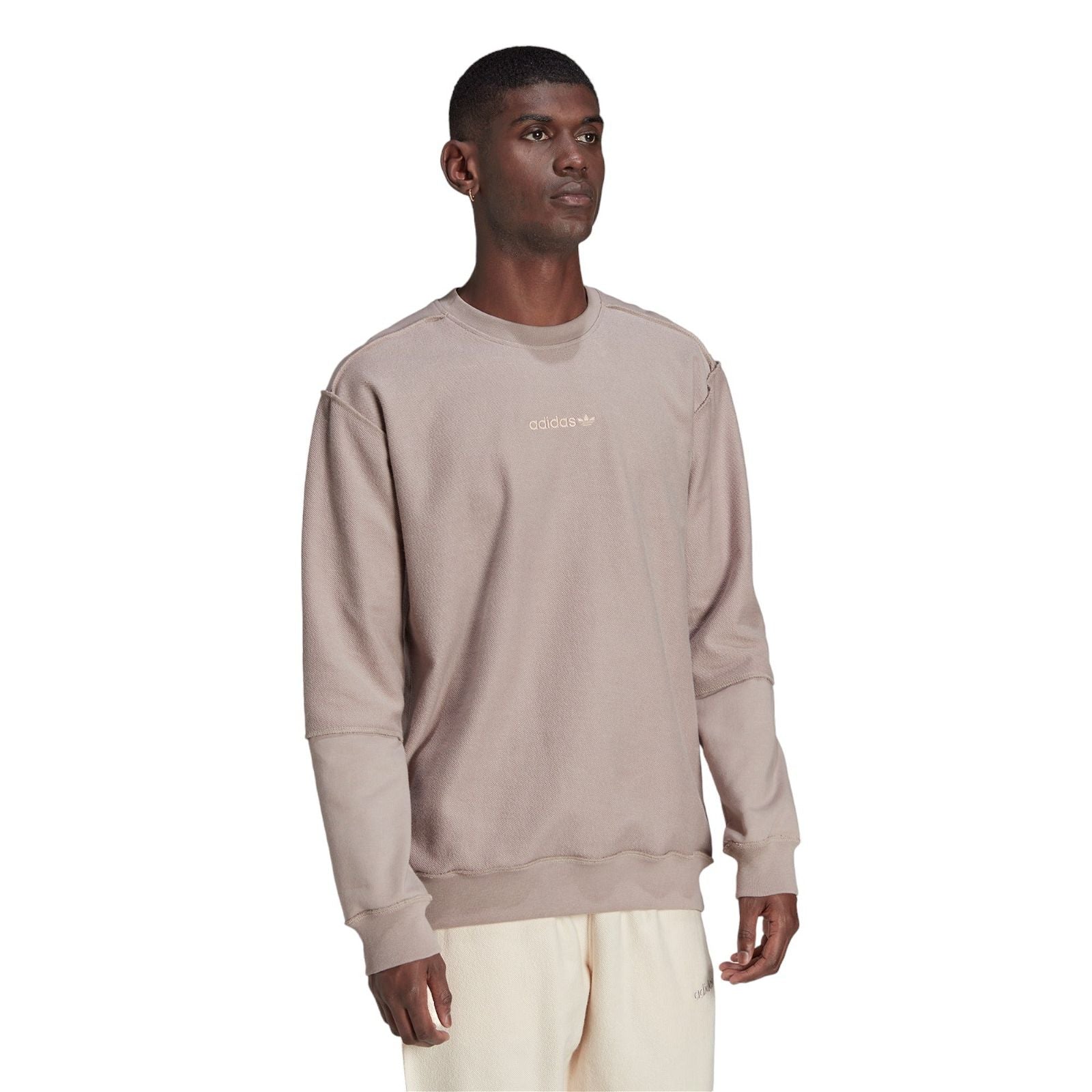 adidas Originals Loopback Crew Sweatshirt - Vapour Grey - ViaductClothing - -