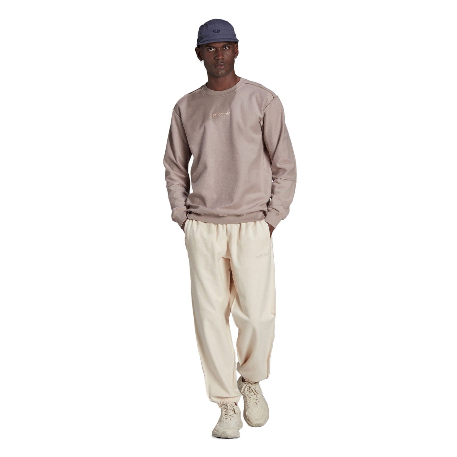 adidas Originals Loopback Crew Sweatshirt - Vapour Grey - ViaductClothing - -
