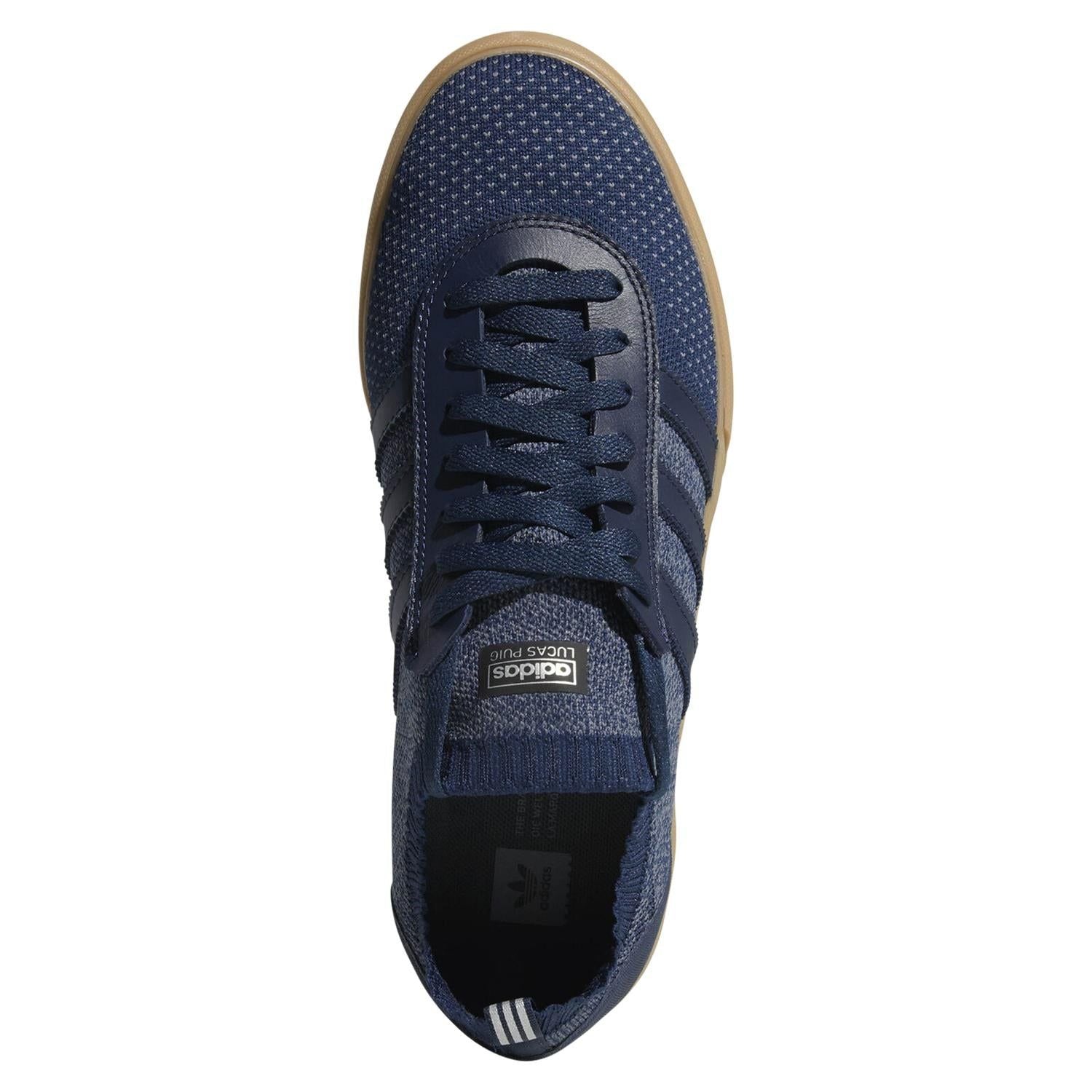 adidas Originals Lucas Premiere Primeknit Trainers - Collegiate Navy - ViaductClothing - -