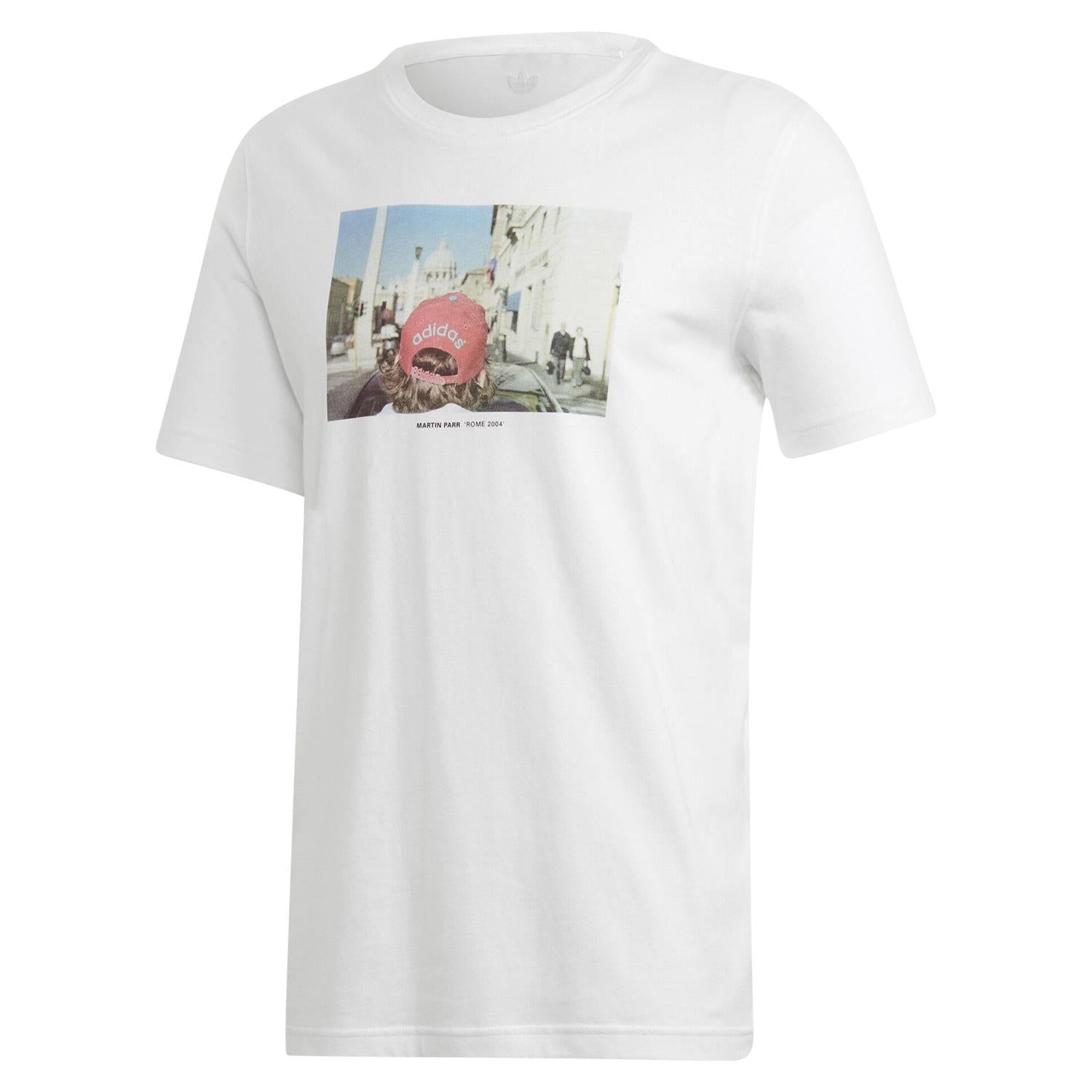 adidas Originals Martin Parr T Shirt - White - ViaductClothing - -