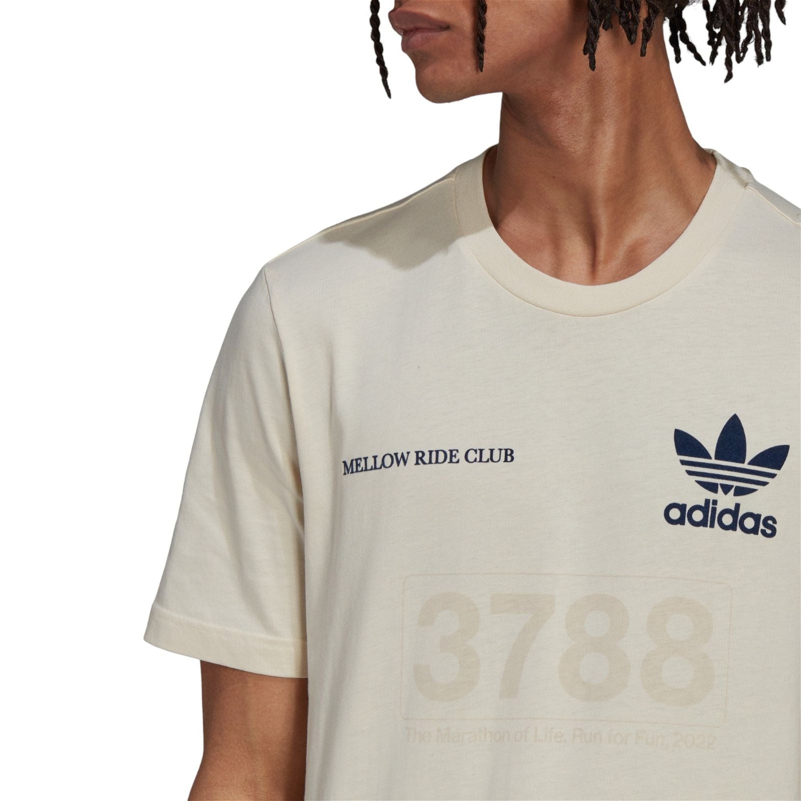 adidas Originals Mellow Ride Club Tee - Wonder White - ViaductClothing - -