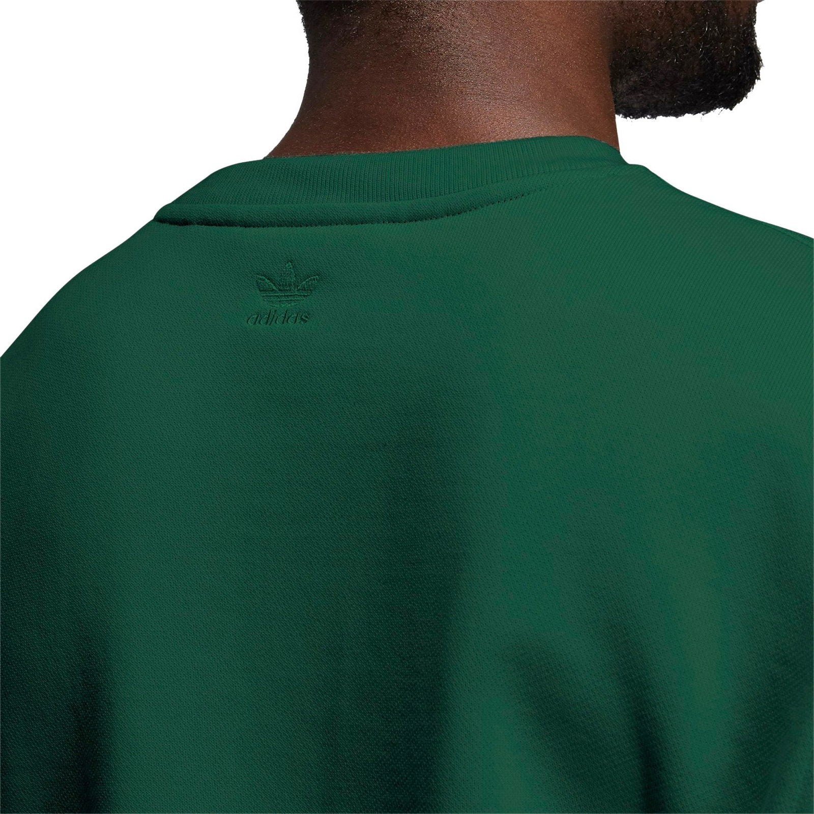 adidas Originals Men's Pharrell Williams Basics Crew Sweatshirt - Green - ViaductClothing - -