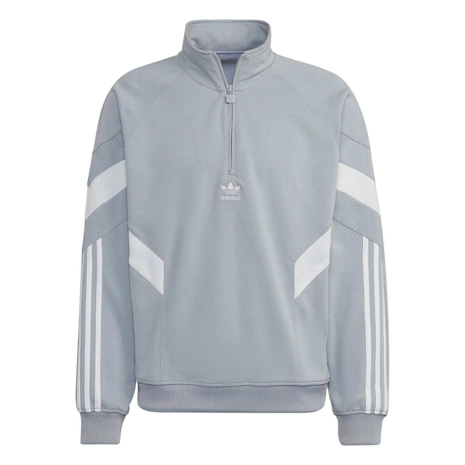 adidas Originals Men's Rekive Half-Zip Sweatshirt - Grey - ViaductClothing - -