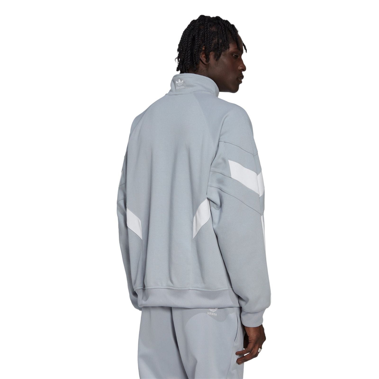 adidas Originals Men's Rekive Half-Zip Sweatshirt - Grey - ViaductClothing - -