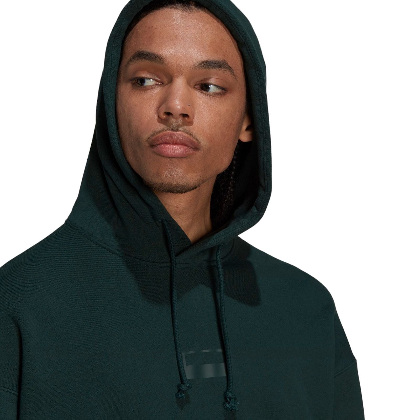 adidas Originals Mens R.Y.V. Loose Fit Hoodie - Green Night - ViaductClothing - -