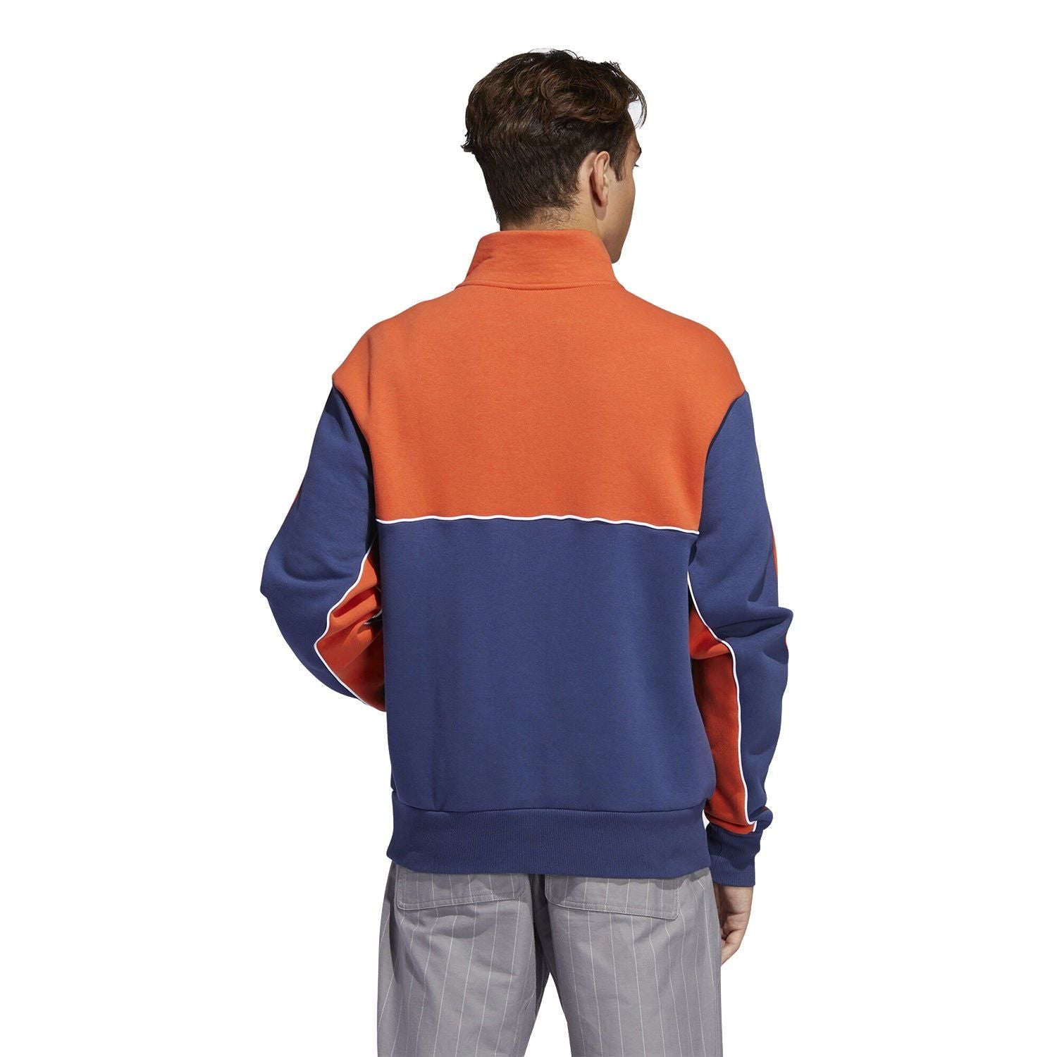 adidas Originals Mod Half Zip Sweat - Navy - ViaductClothing - -