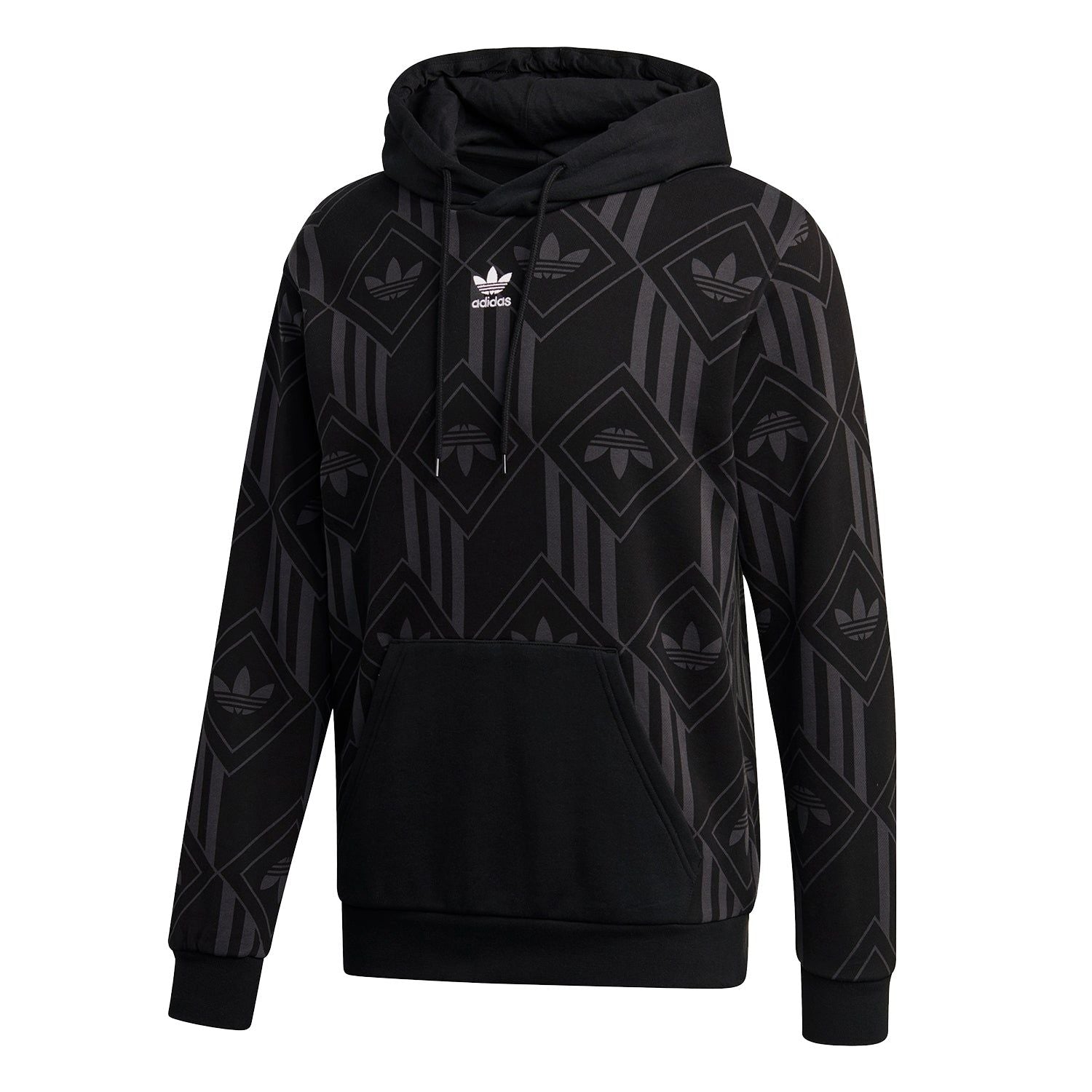 adidas Originals Monogram Hoodie - Black - ViaductClothing - -