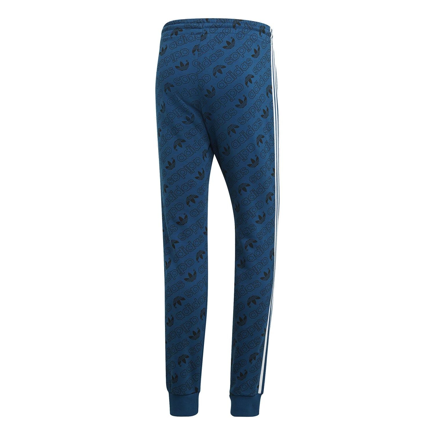 adidas Originals Monogram Sweat Pants - Navy - ViaductClothing - -