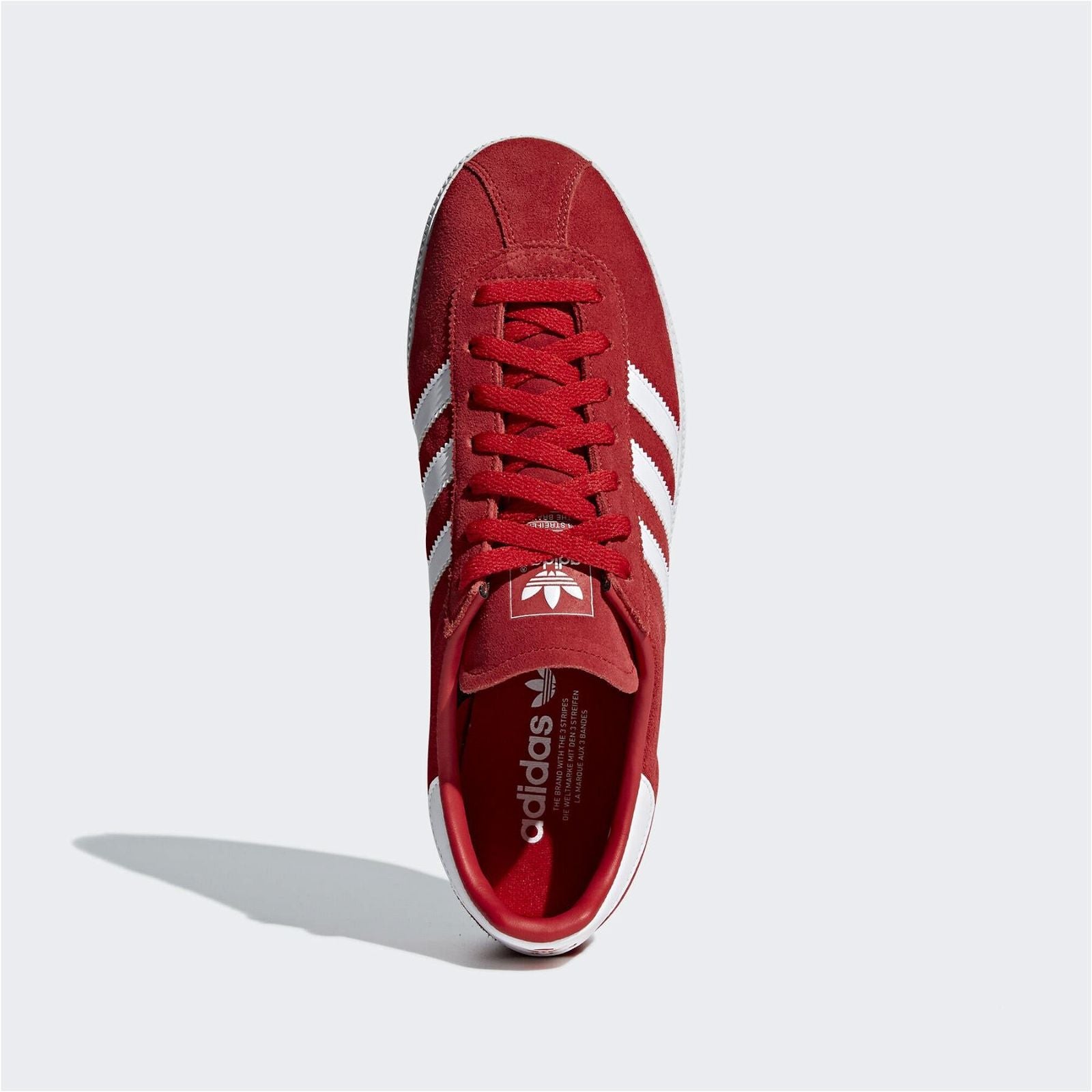 adidas Originals Munchen Trainers - Red - ViaductClothing - -