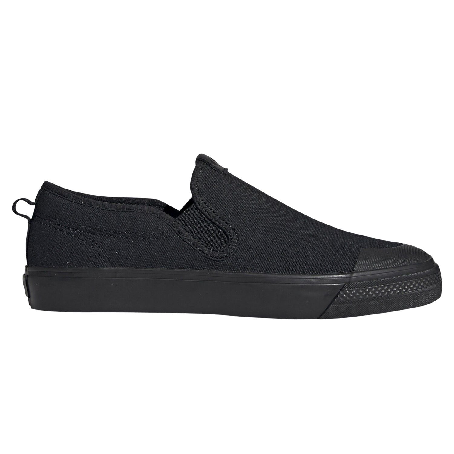 adidas Originals Nizza Slip On Shoes - Black - ViaductClothing - -