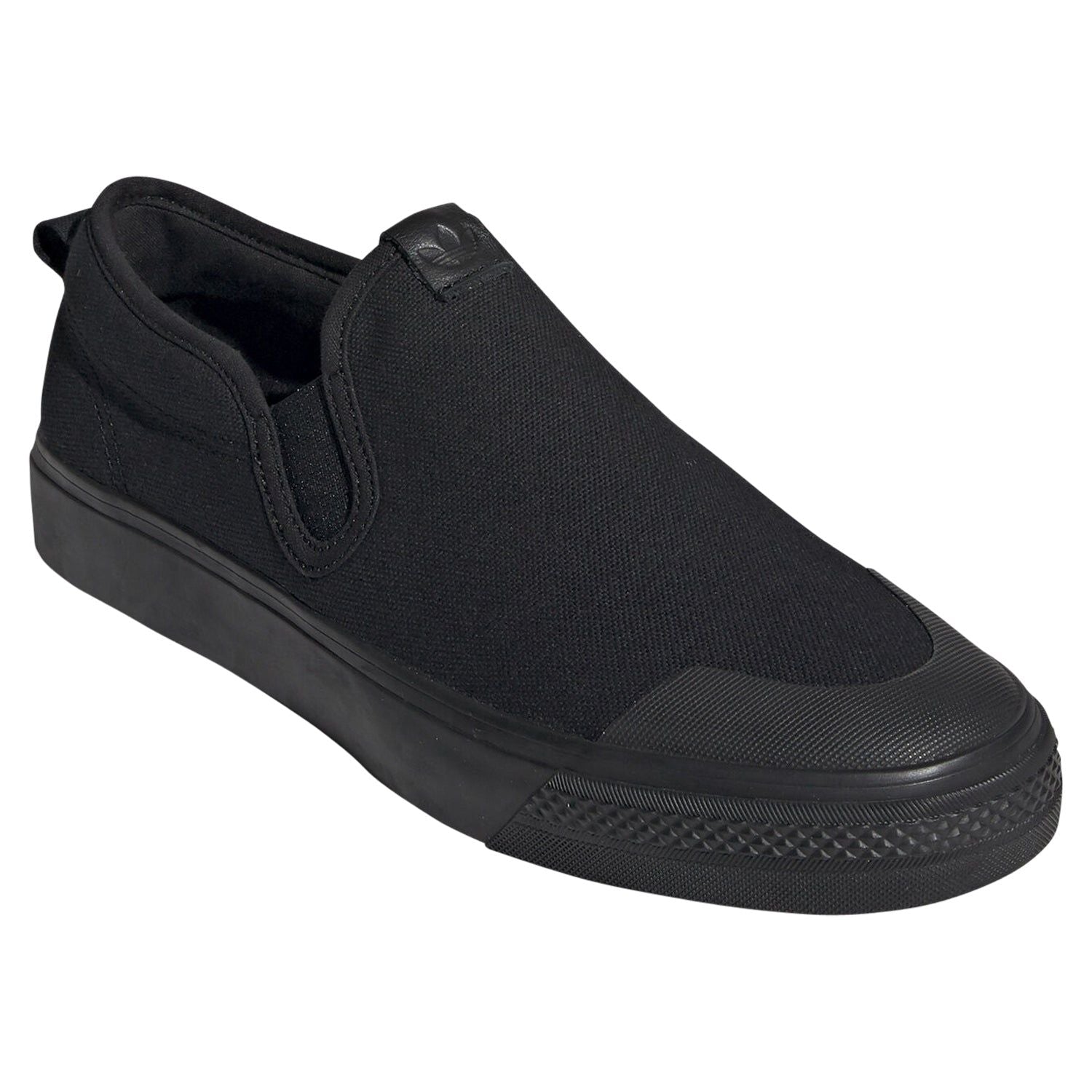 adidas Originals Nizza Slip On Shoes - Black - ViaductClothing - -