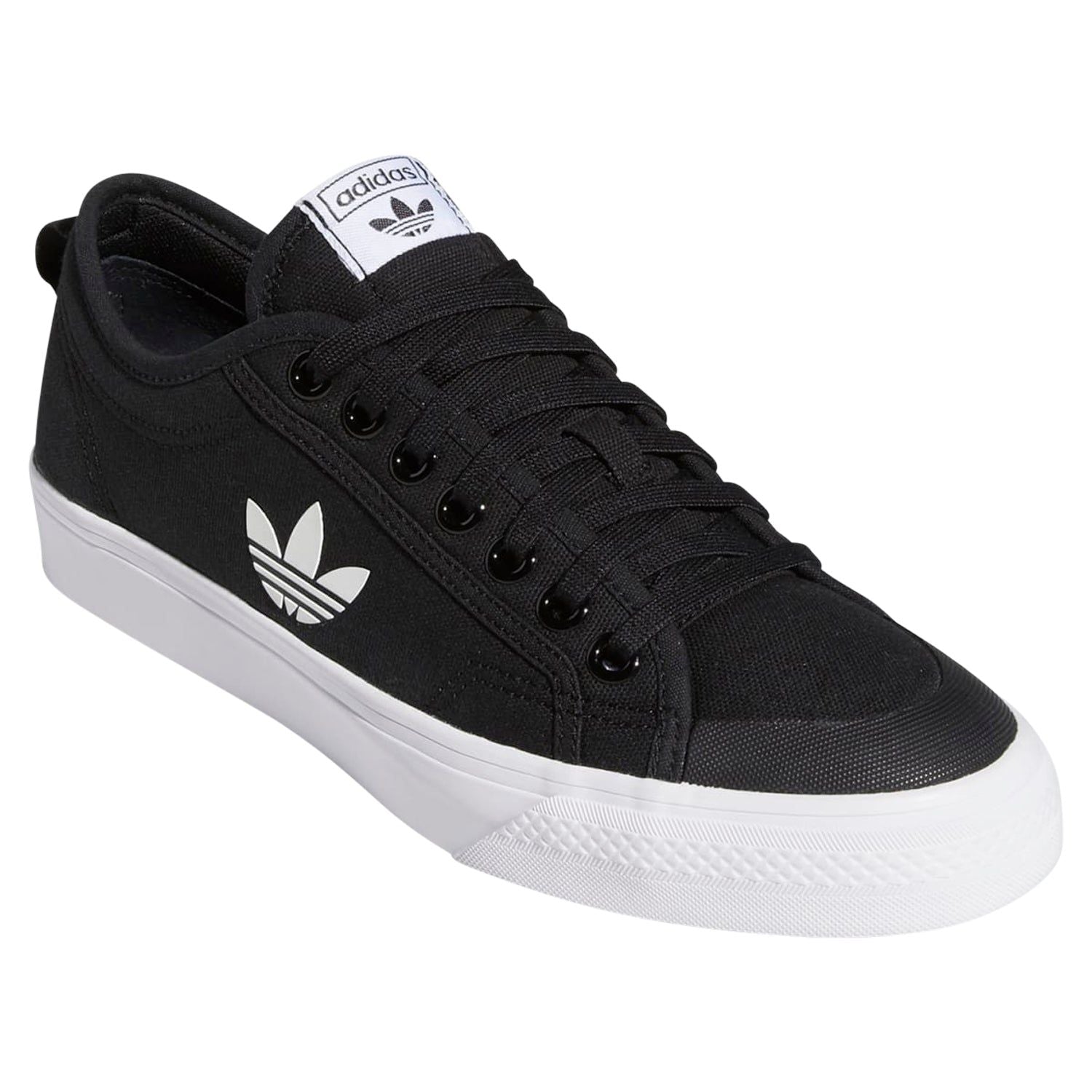 adidas Originals Nizza Trefoil Shoes - Core Black - ViaductClothing - -