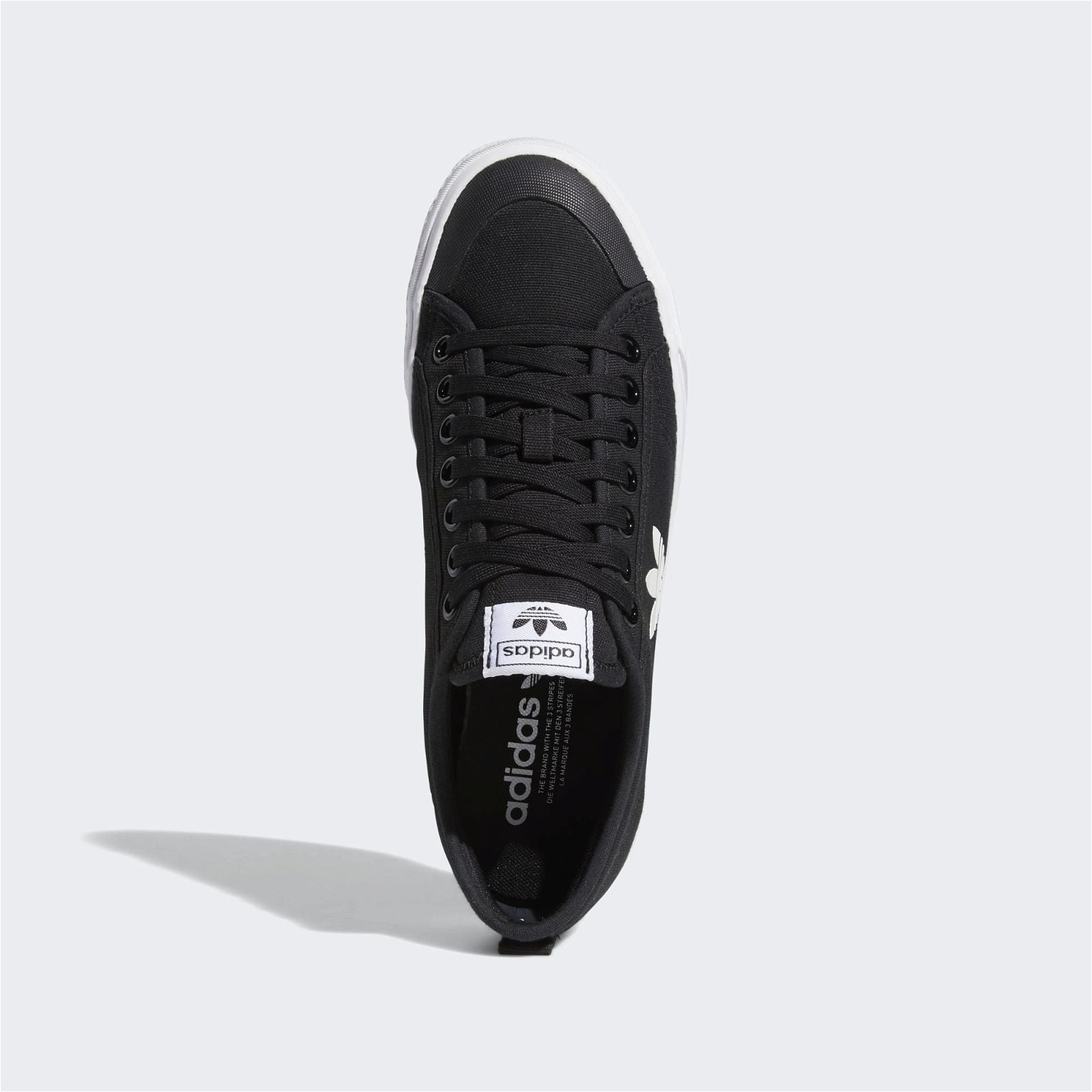 adidas Originals Nizza Trefoil Shoes - Core Black - ViaductClothing - -