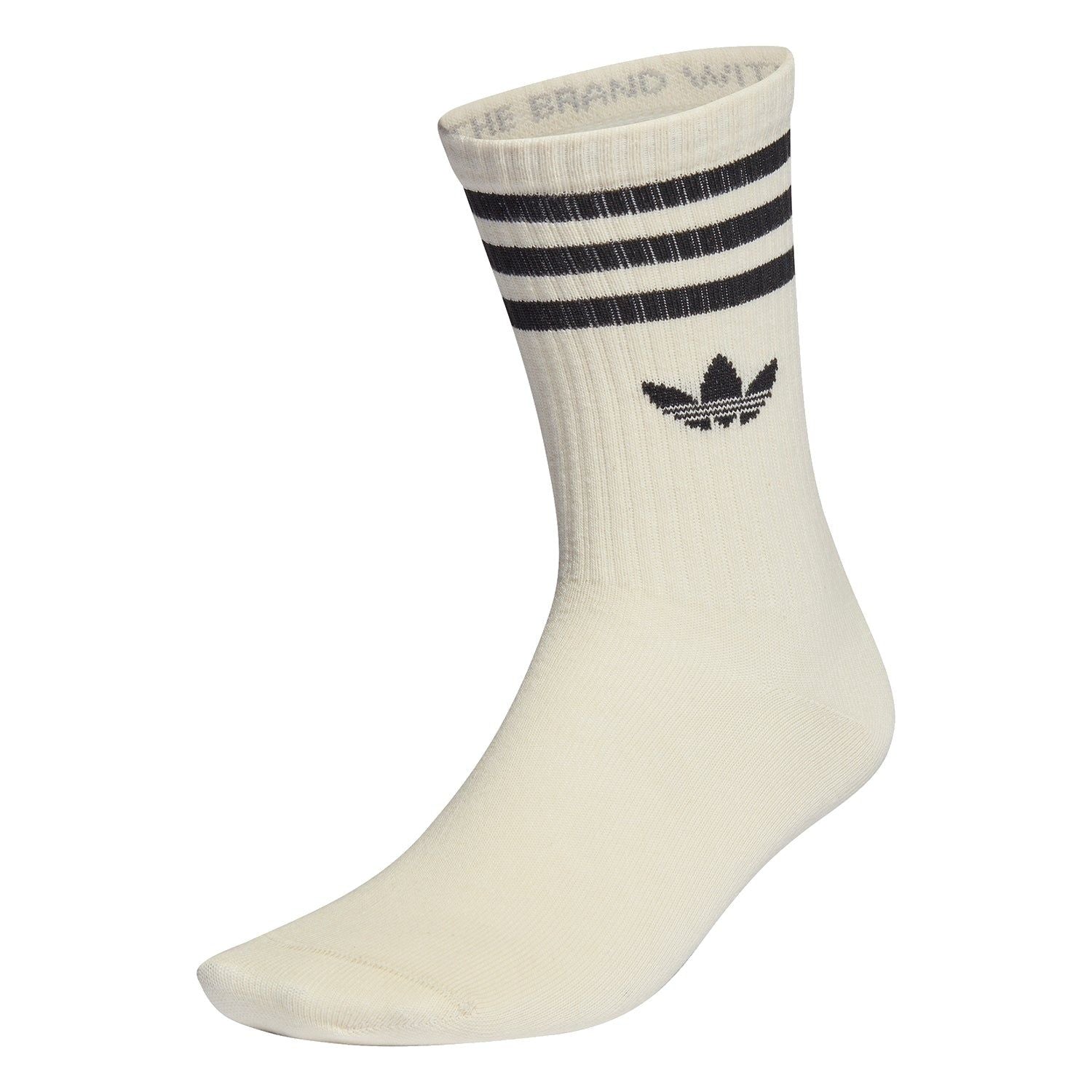 adidas Originals No-Dye Cuff Crew Socks 2-pack - White - ViaductClothing - -