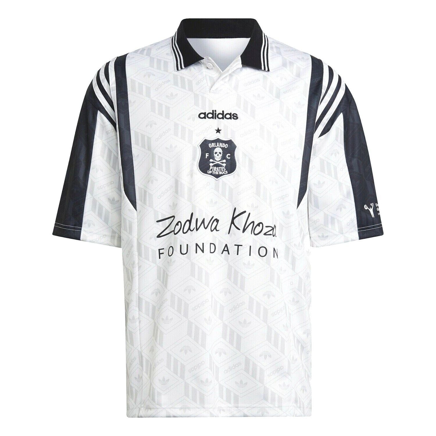 adidas Originals Orlando Pirates Retro Football Jersey - White - ViaductClothing - -