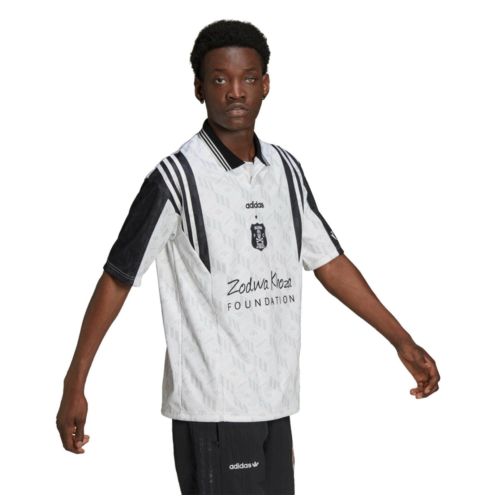 adidas Originals Orlando Pirates Retro Football Jersey - White - ViaductClothing - -