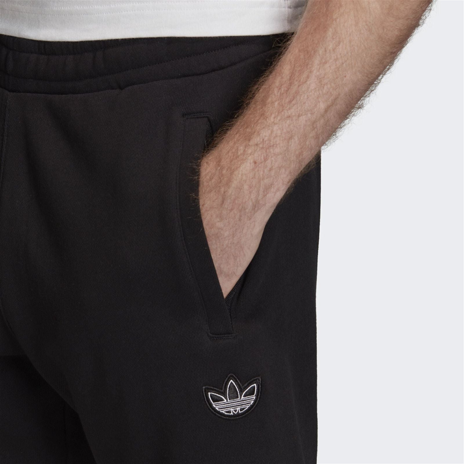 adidas Originals Outline Shorts - Black - ViaductClothing - -