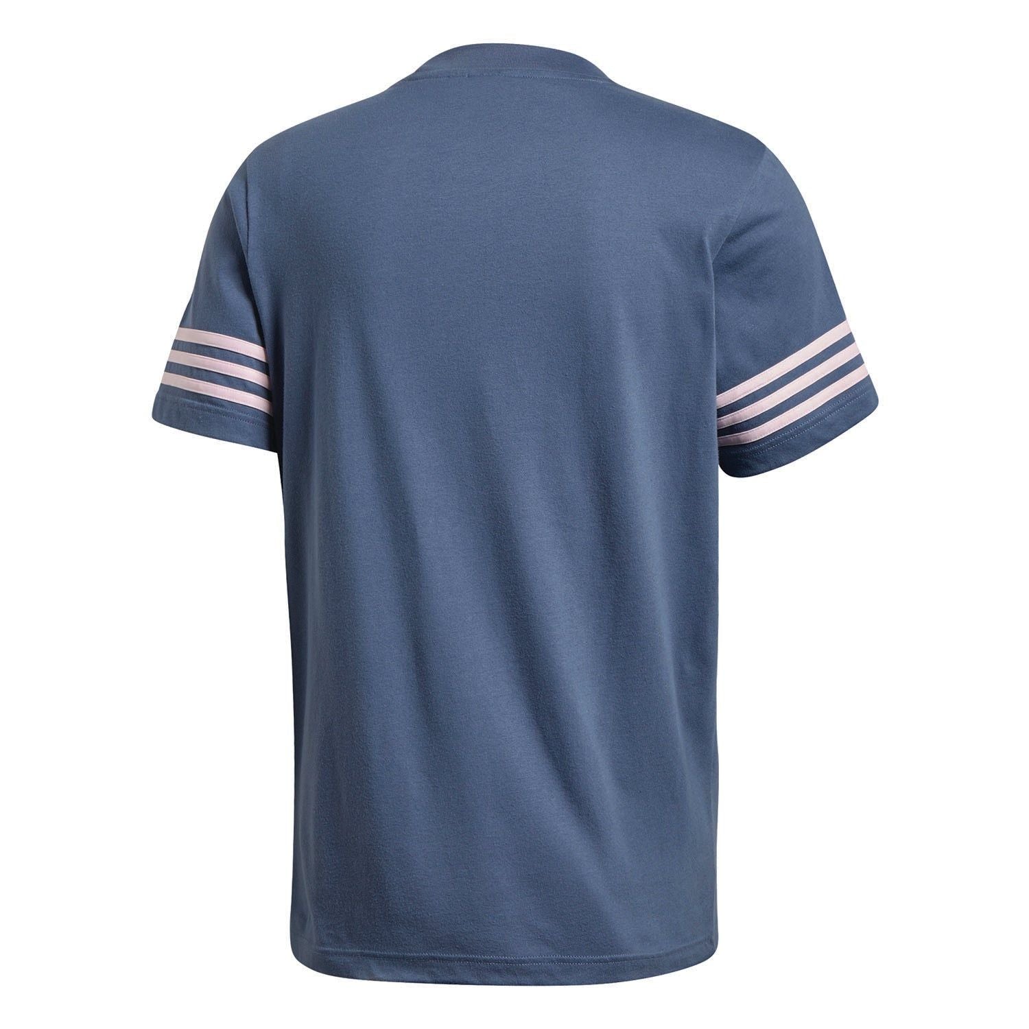 adidas Originals Outline T-Shirt - Blue - ViaductClothing - -