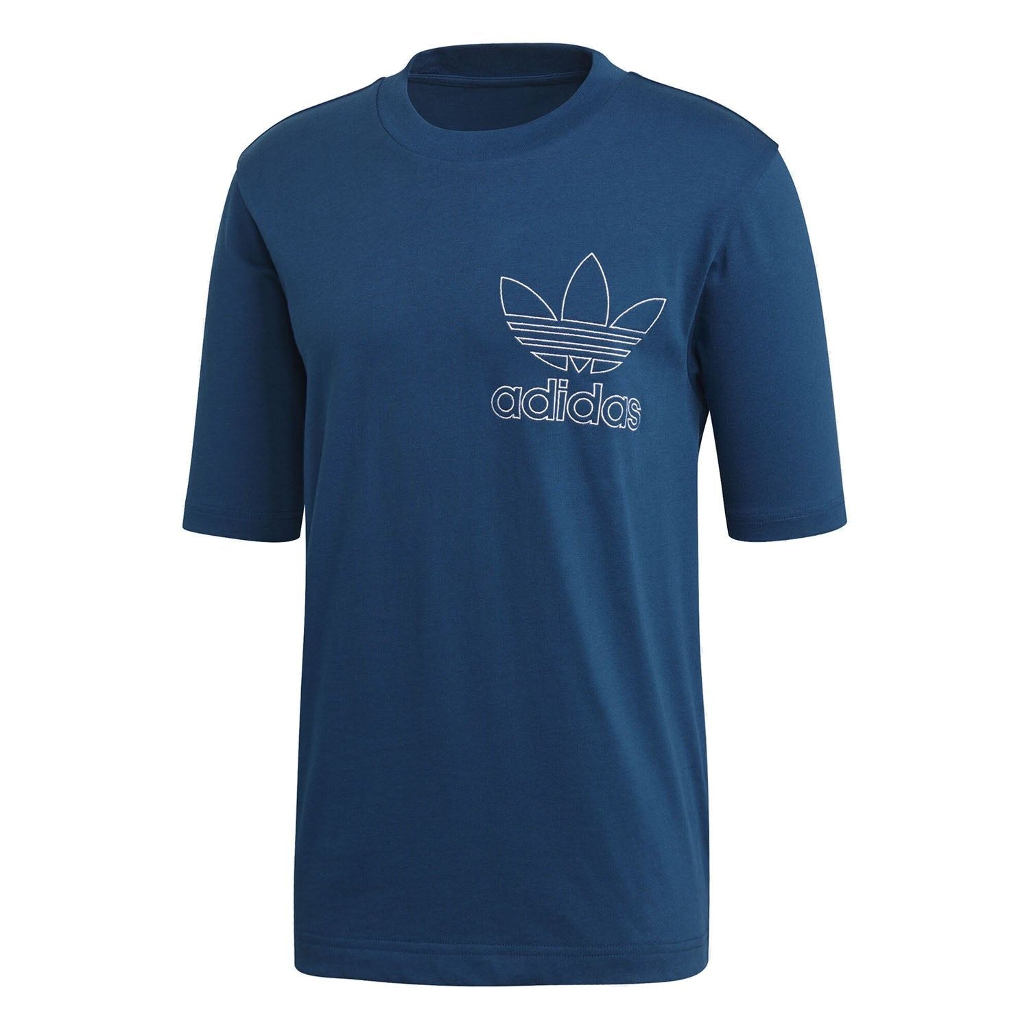 adidas Originals Outline T Shirt - Legend Marine - ViaductClothing - -