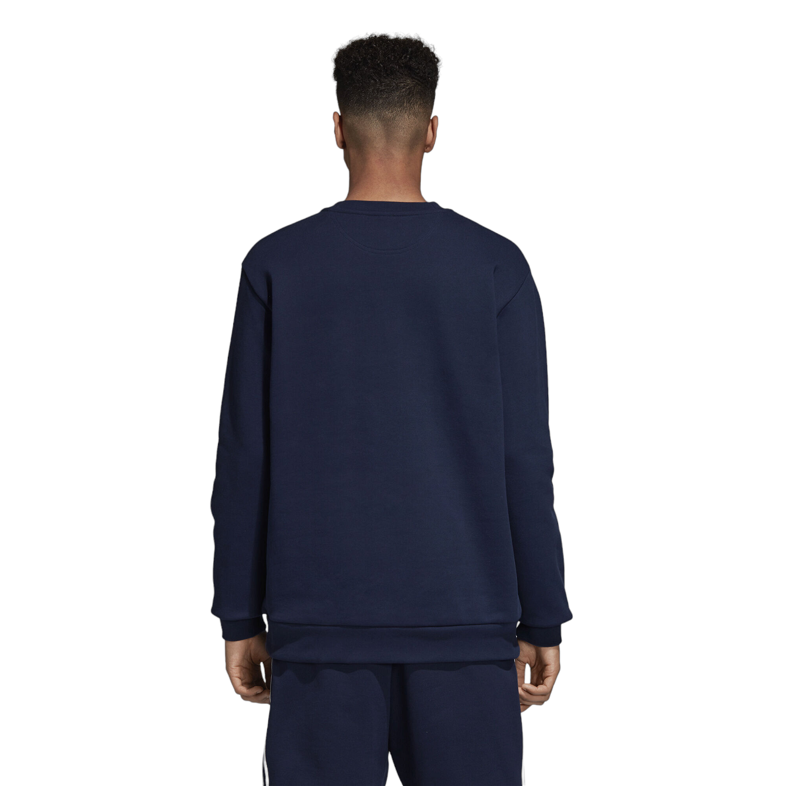 adidas Originals Outline Trefoil Crew Sweatshirt - Navy - ViaductClothing - -