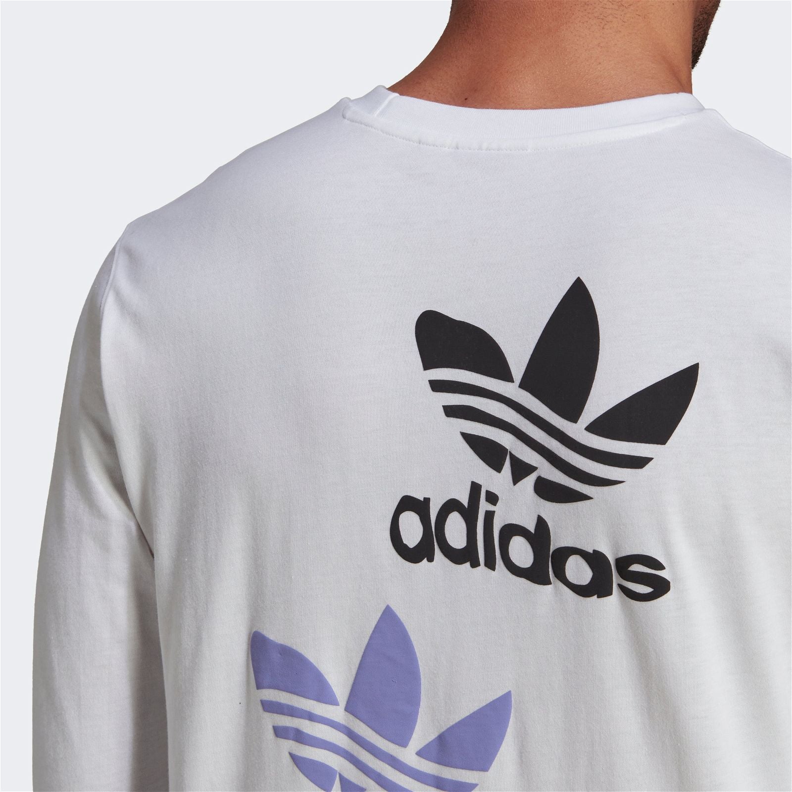 adidas Originals Oztradamus Long Sleeve T-Shirt - White - ViaductClothing - -