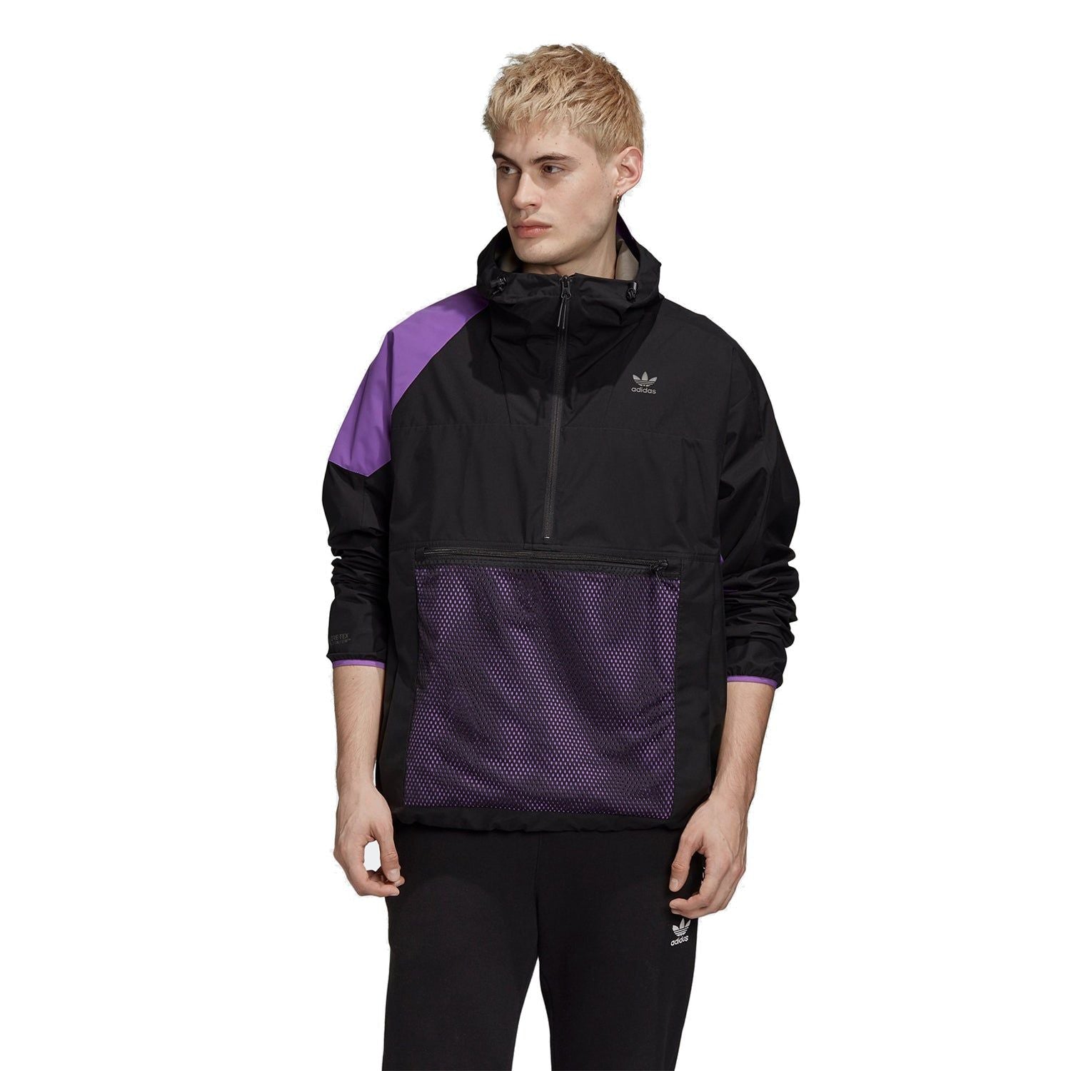adidas Originals PT3 GORE‑TEX INFINIUM Karkaj Windbreaker - Black - ViaductClothing - -