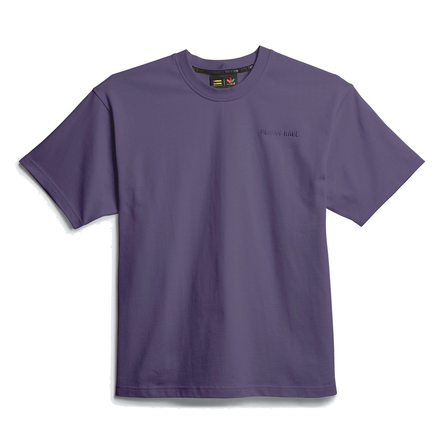 adidas Originals Pharrell Williams Basics T-Shirt - Tech Purple - ViaductClothing - -