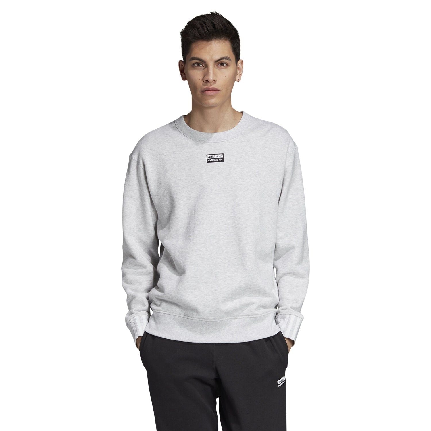adidas Originals R.Y.V. Crew Sweatshirt - Grey - ViaductClothing - -