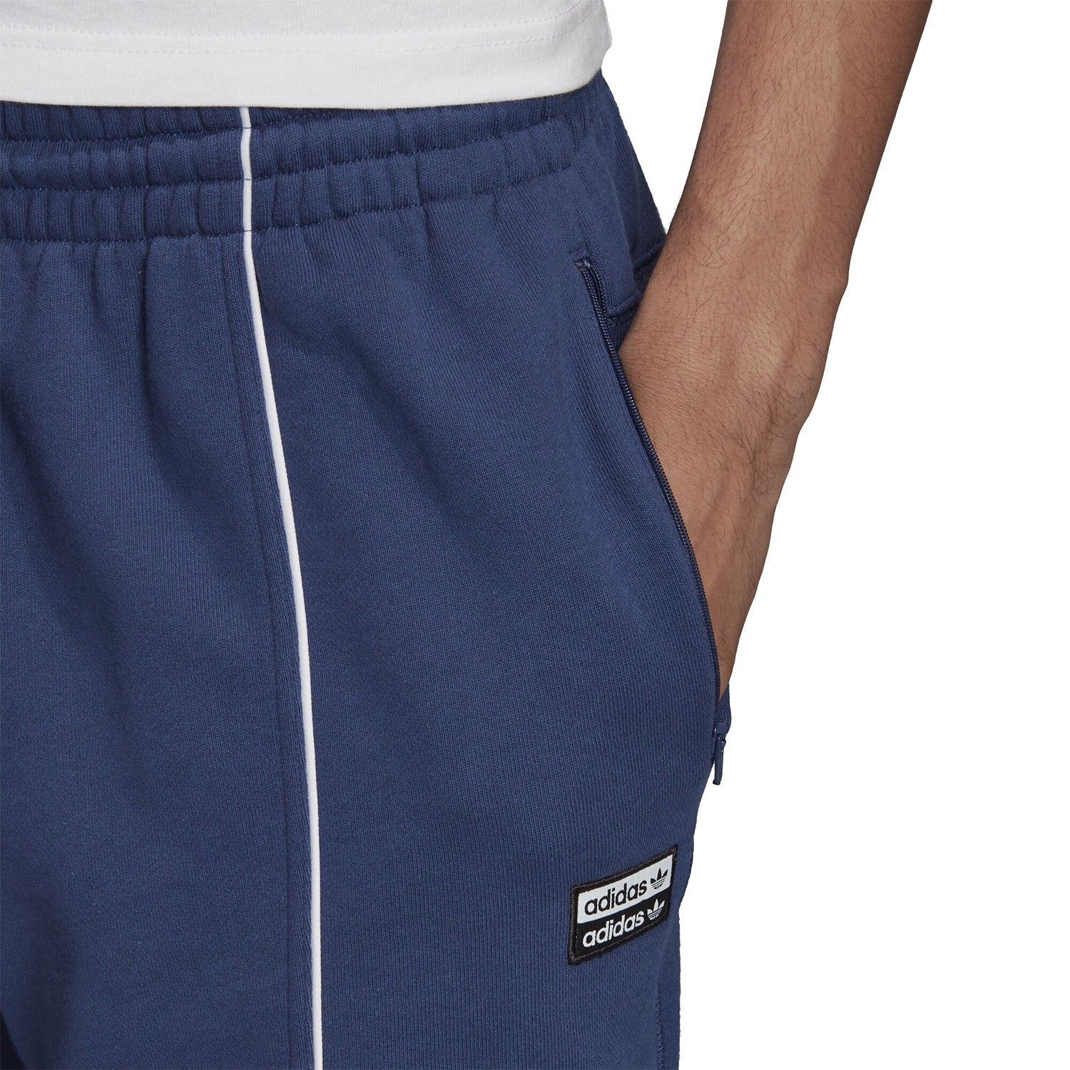 adidas Originals R.Y.V. Fleece Shorts - Navy - ViaductClothing - -