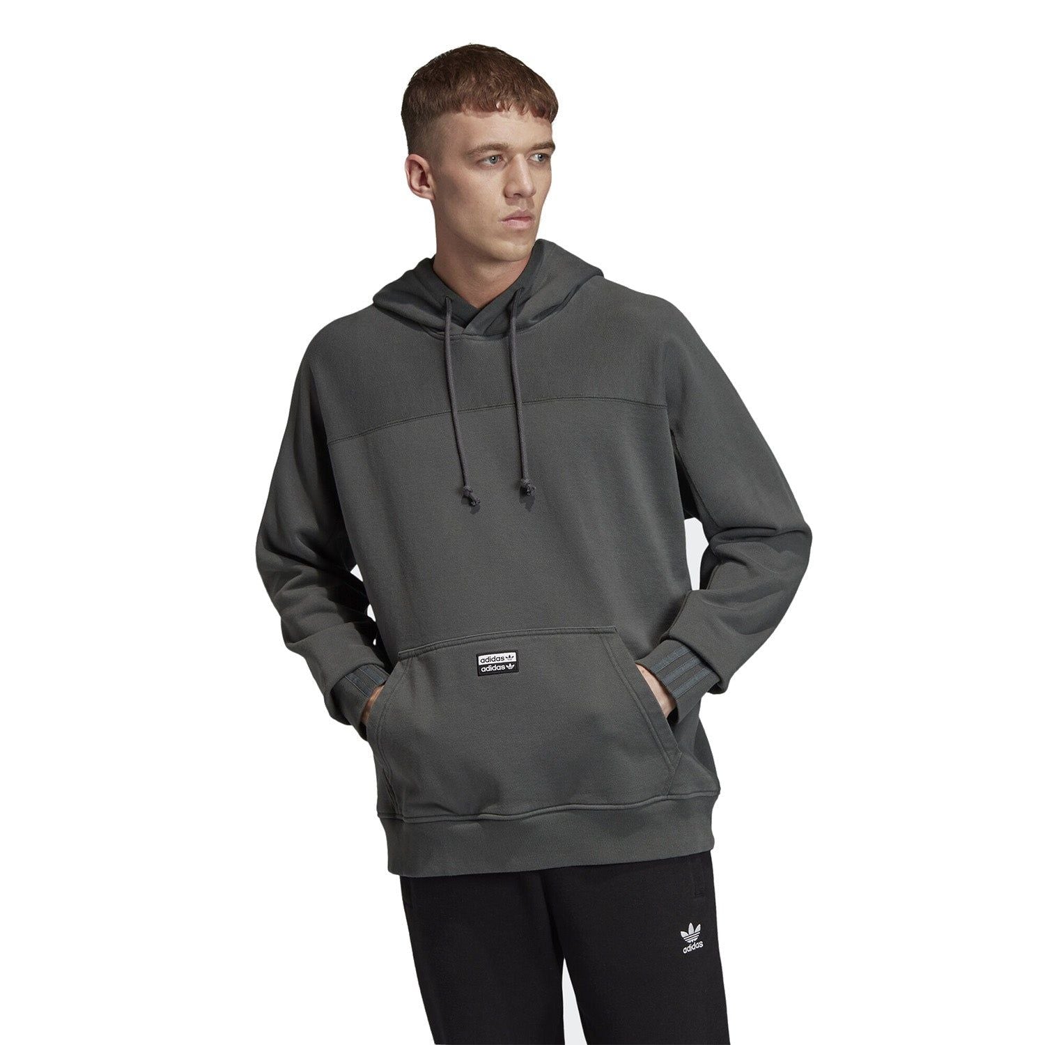 adidas Originals R.Y.V. Hoodie - Grey - ViaductClothing -  -