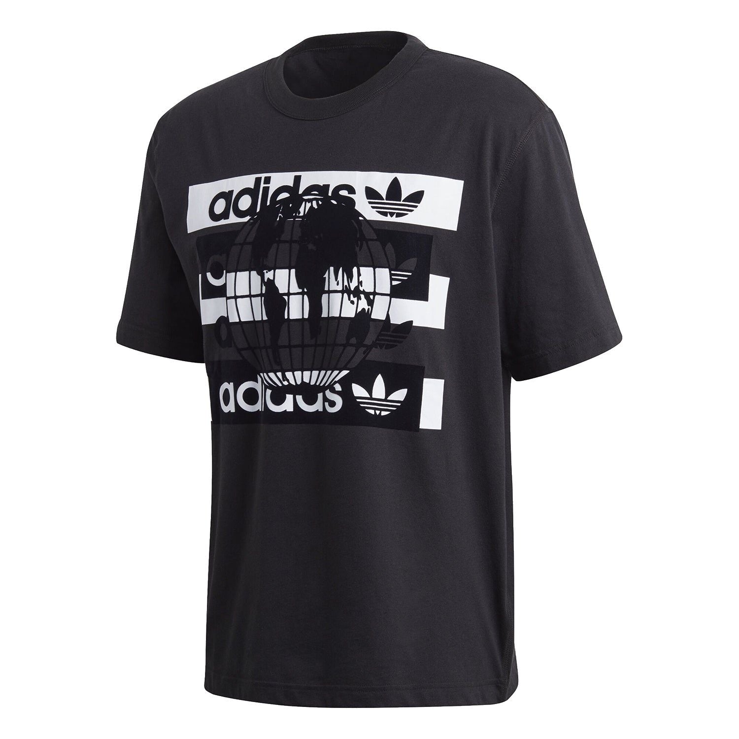 adidas Originals R.Y.V. Message Tee - Black - ViaductClothing - -