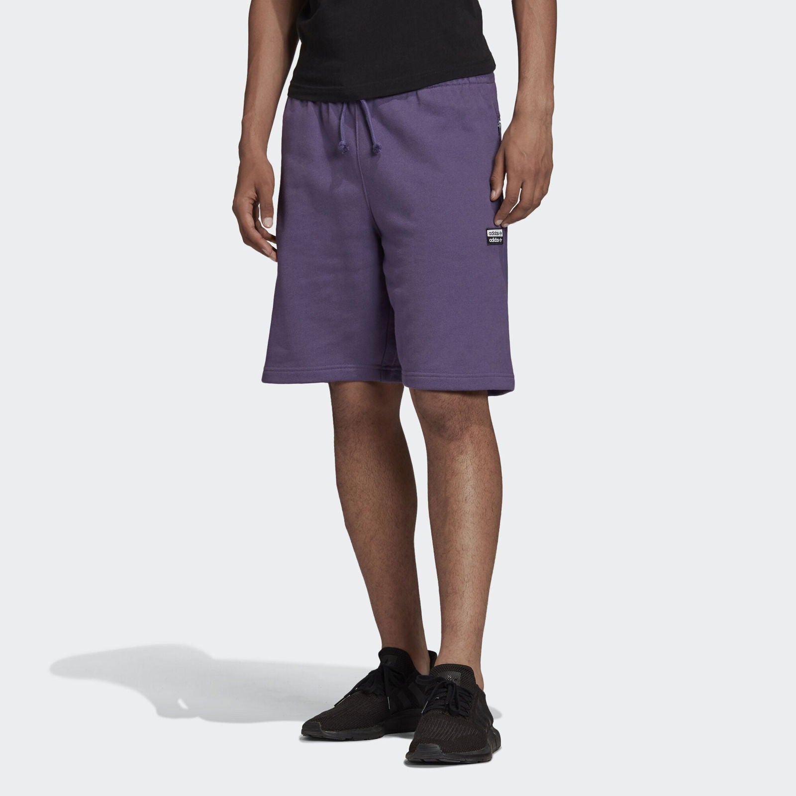 adidas Originals R.Y.V. Sweat Shorts - Purple - ViaductClothing - -