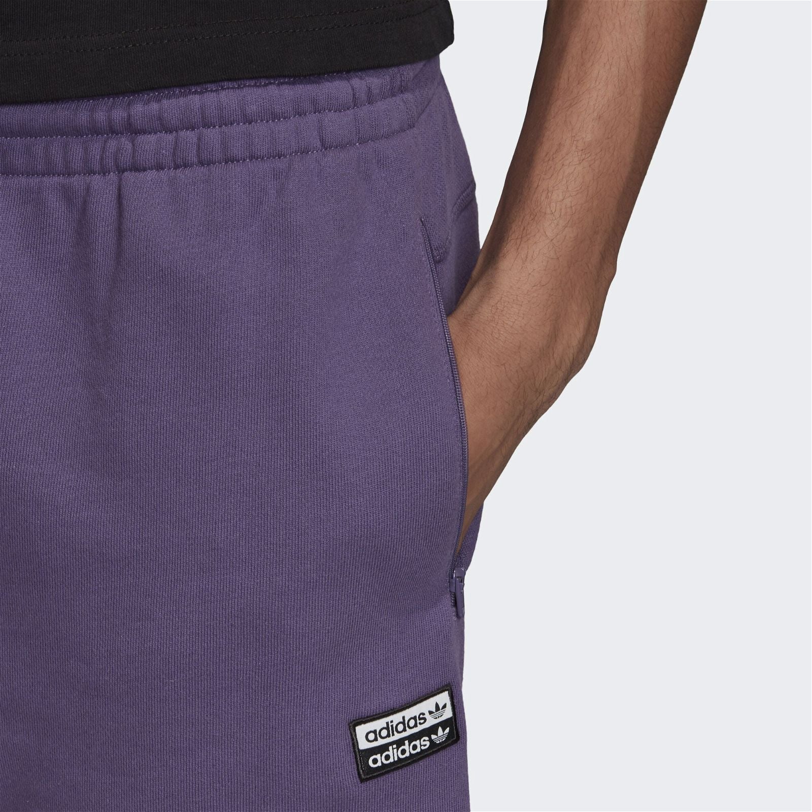 adidas Originals R.Y.V. Sweat Shorts - Purple - ViaductClothing - -