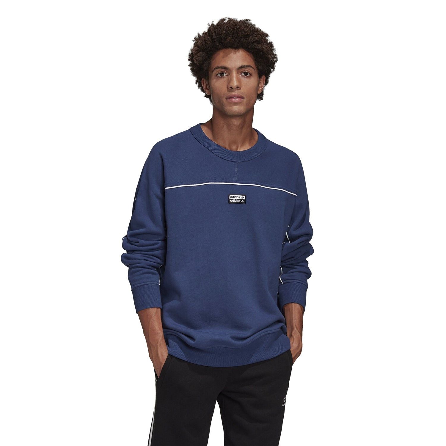 adidas Originals R.Y.V. Sweatshirt - Navy - ViaductClothing - -