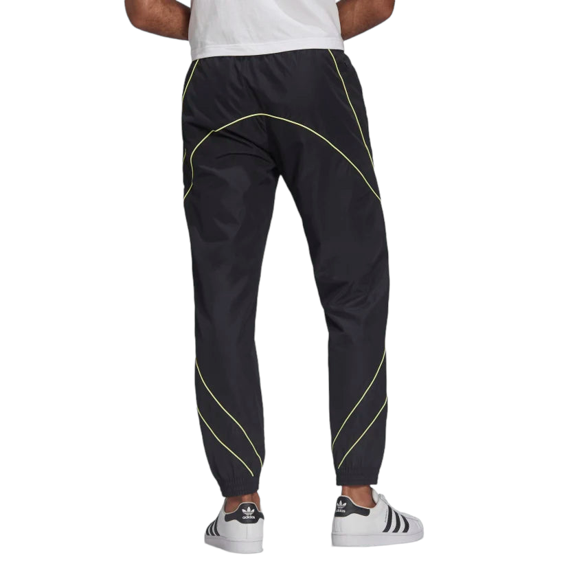 Adidas black polyester lycra track pant deals