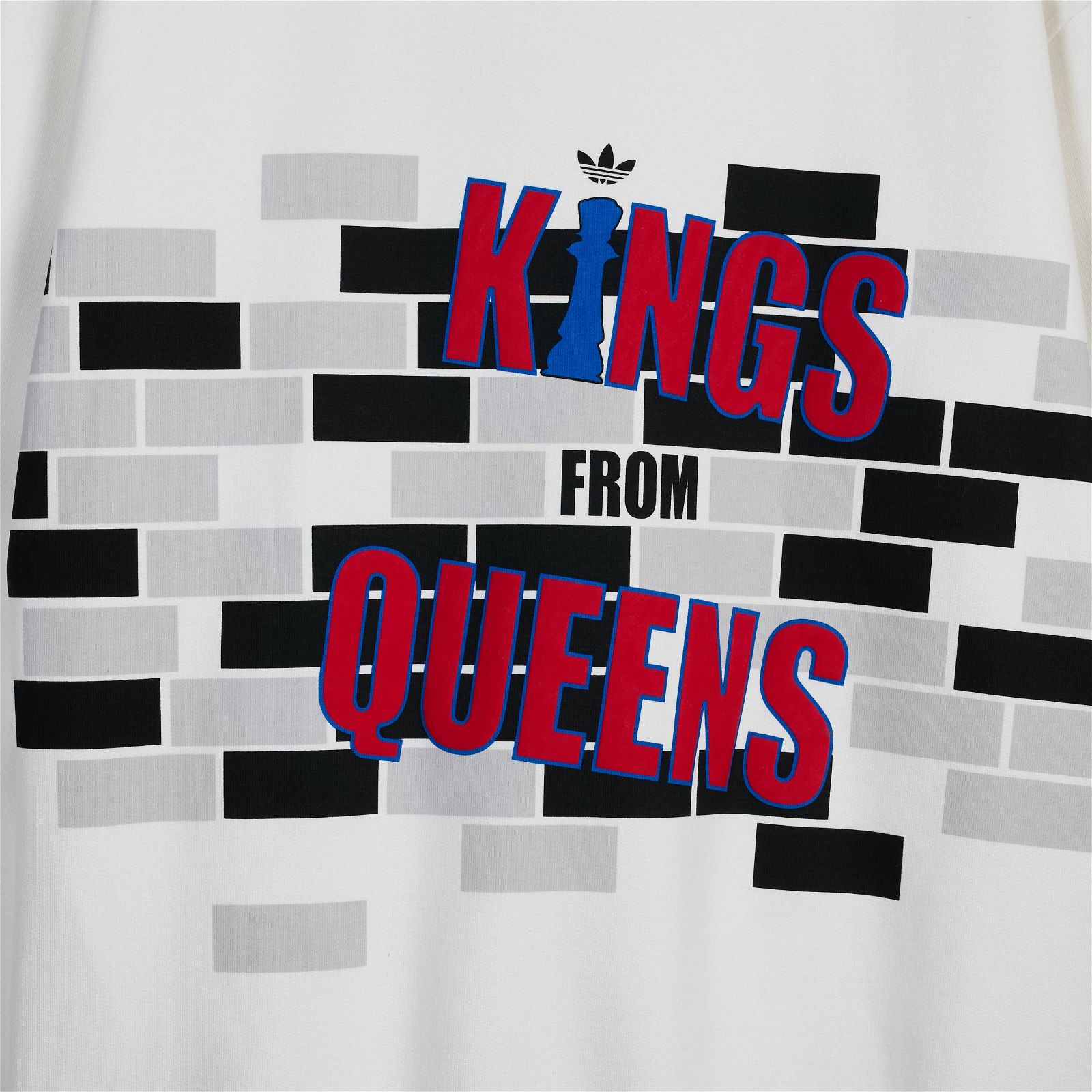 adidas Originals RUN DMC Crew Neck Sweatshirt - White - ViaductClothing - -