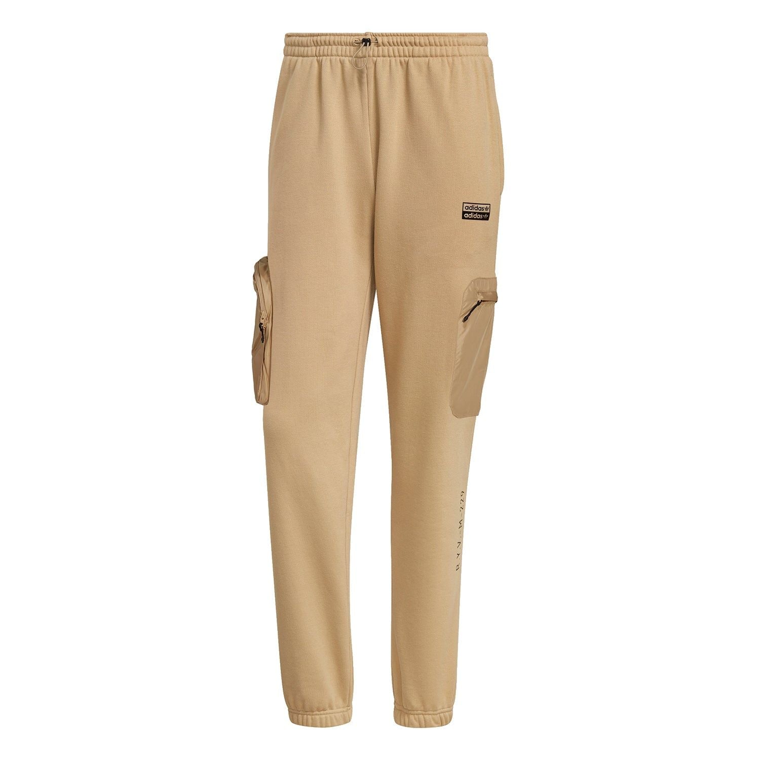 adidas Originals RYV Cuffed Cargo Sweat Pants - Beige - ViaductClothing - -