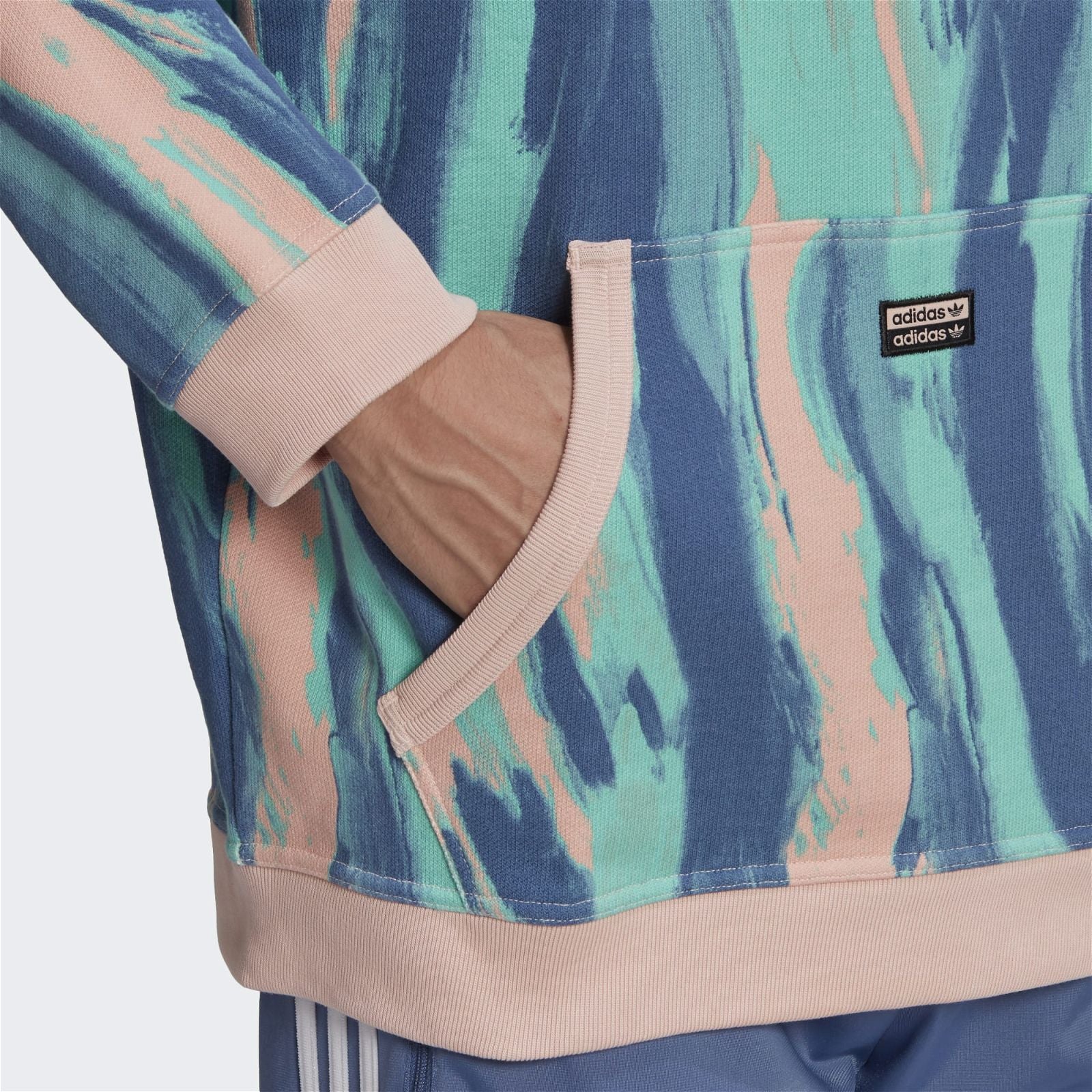 adidas Originals RYV Tie Dye Marbled Hoodie - Multi - ViaductClothing - -