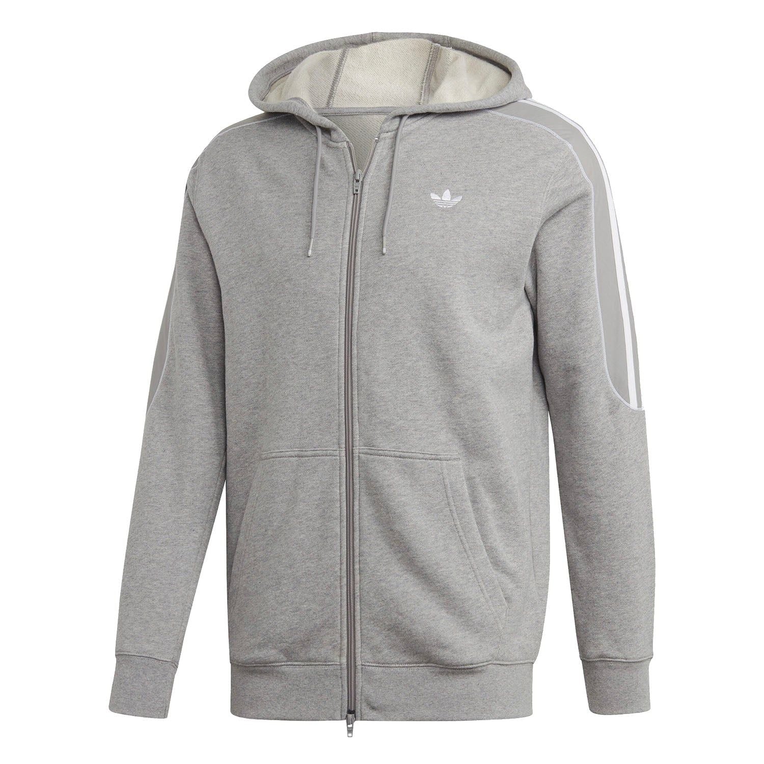 adidas Originals Radkin Full Zip Hoodie - Grey - ViaductClothing - -