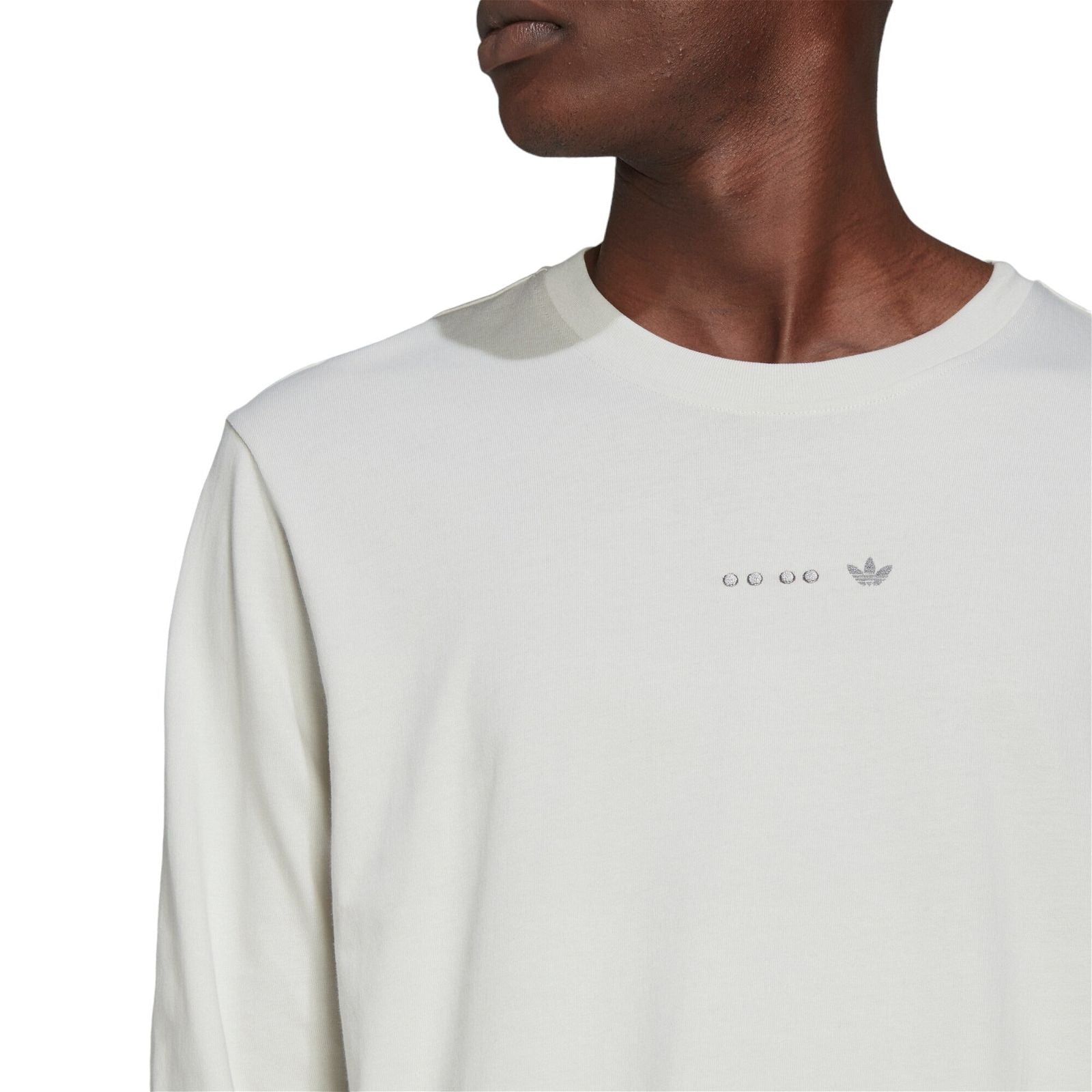 adidas Originals Reclaim Logo Long Sleeve T-Shirt - Orbit Grey - ViaductClothing - -