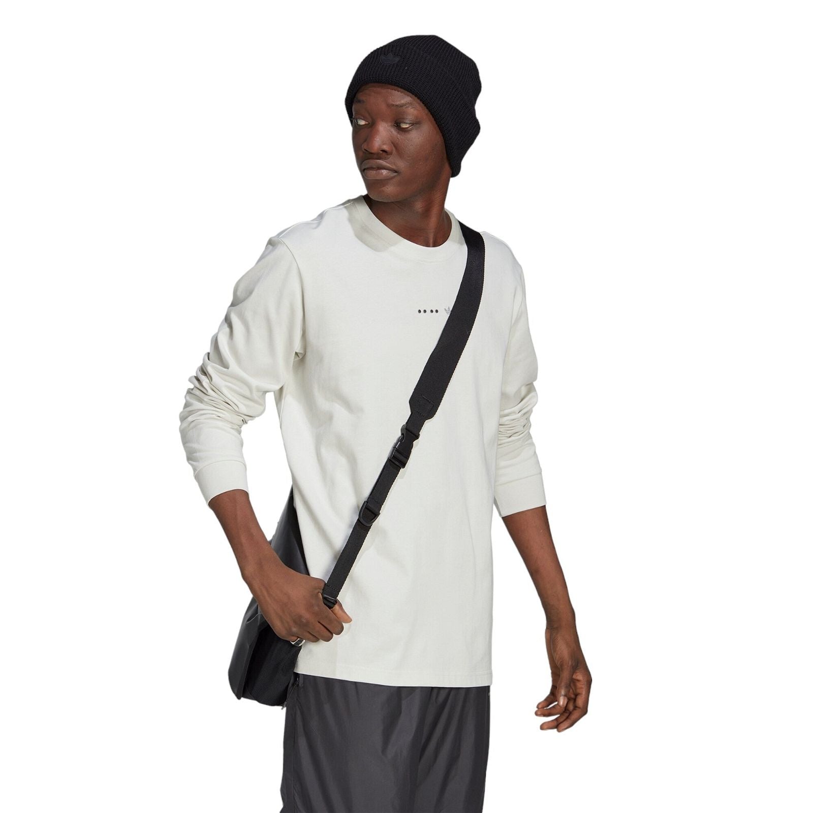 adidas Originals Reclaim Logo Long Sleeve T-Shirt - Orbit Grey - ViaductClothing - -