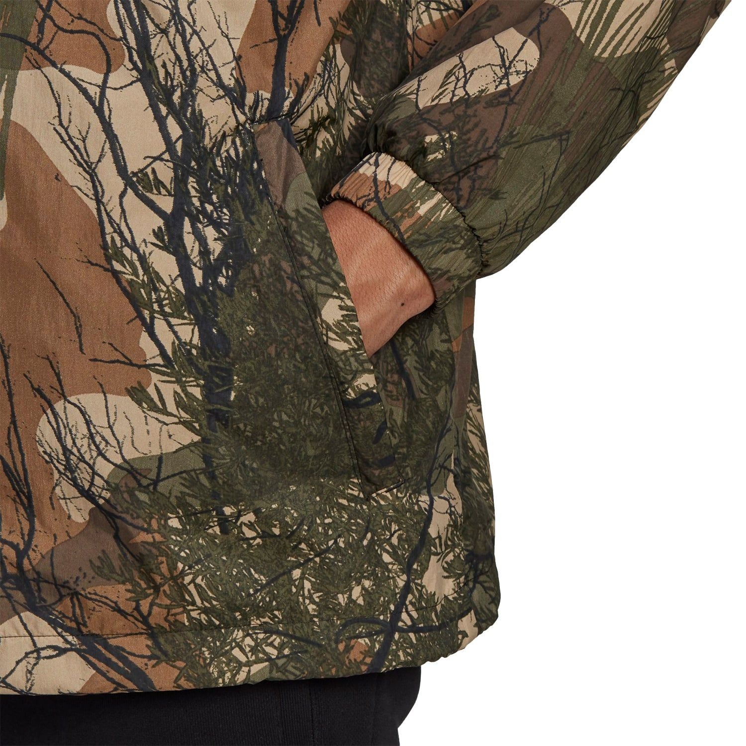 adidas Originals Regen Blocked Shell Camo Windbreaker - Brown - ViaductClothing - -